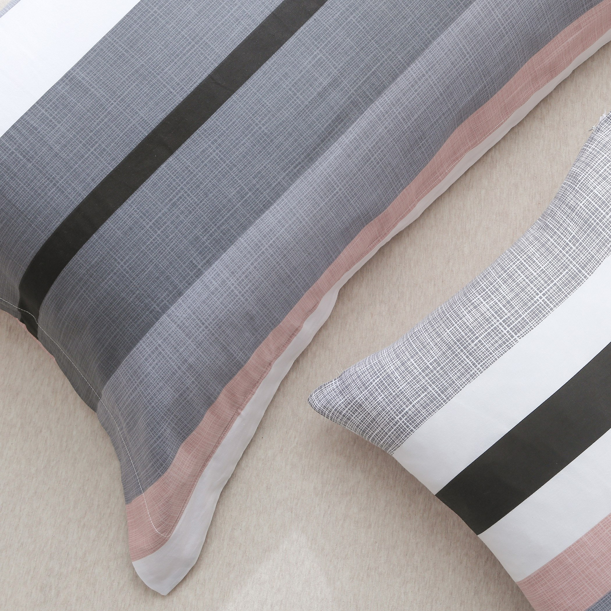 Tex BIAB 4-Piece Printed Cotton Satin Twin Comforter Set - 160x220 cm-hbxhomeware-hbxdecorandfurnishings-image-2