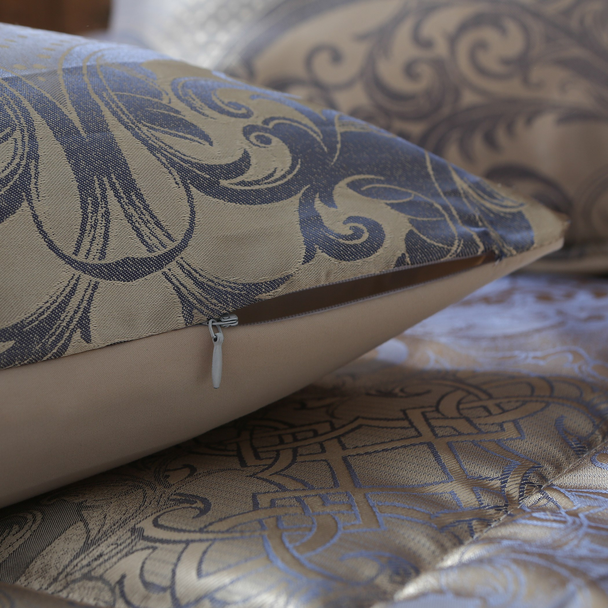 Nayali 9-Piece Jacquard King BIAB Comforter Set - 220x240 cm-hbxhomeware-hbxdecorandfurnishings-image-4