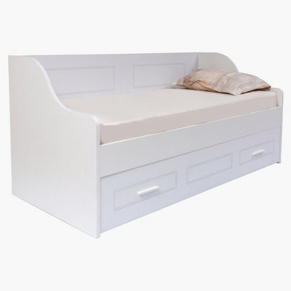 Boston Single Day Bed with Pull-Out Bed - 90x200 cms