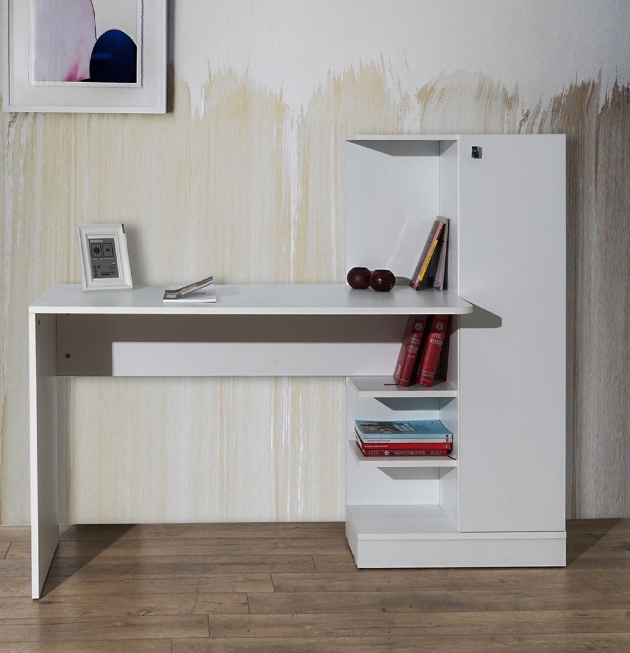 مكتب دراسة مع خزانة الكتب من كومو-hbxfurniture-office-desks-image-1