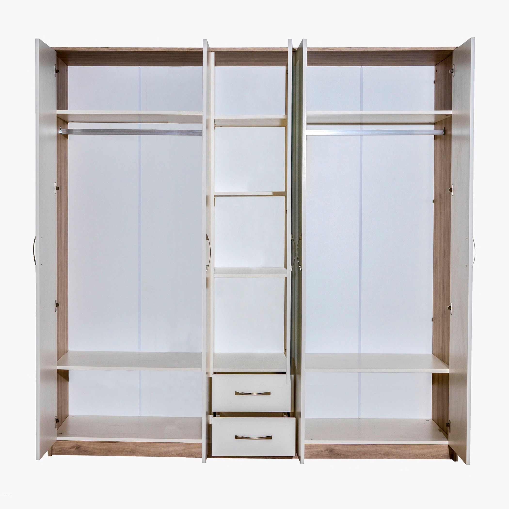 خزانة ملابس بـ 5 أبواب ودرجين ومرآة من كونكورد-hbxfurniture-wardrobes-image-4