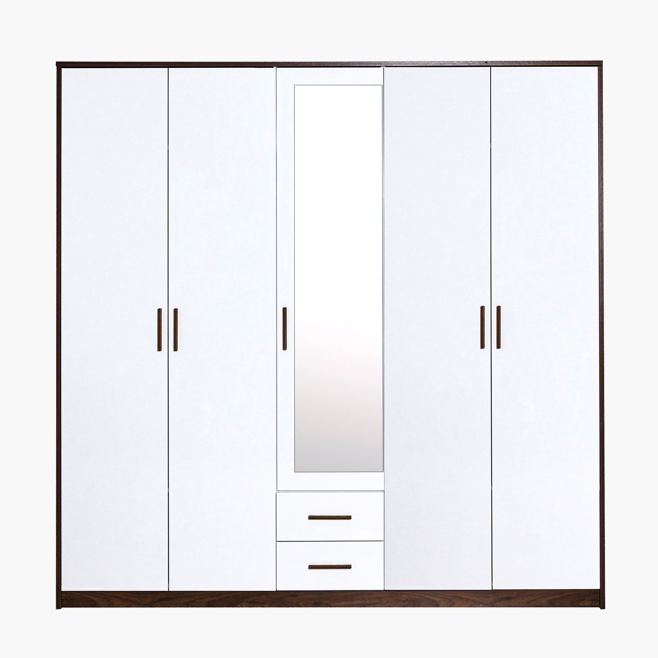 خزانة ملابس 5 أبواب بدرجين ومرآة - هارموني من موڤو-hbxfurniture-wardrobes-image-2