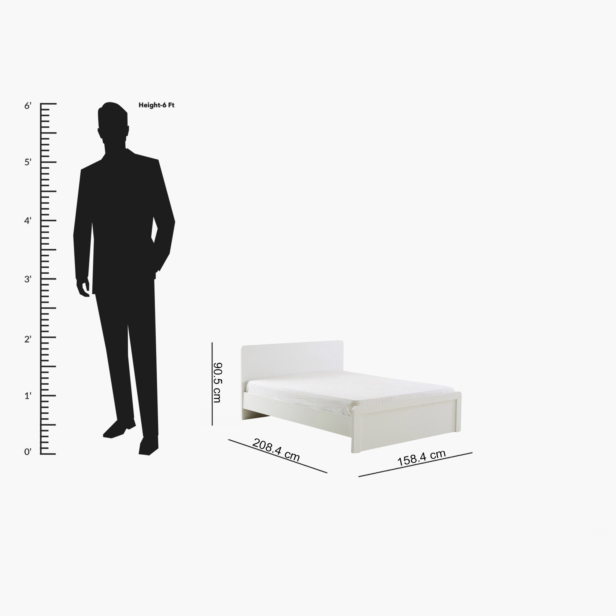 سرير كوين - ميركري من موڤو - 150x200 سم-hbxbedroom-bedsandbedsets-beds-queen-image-6