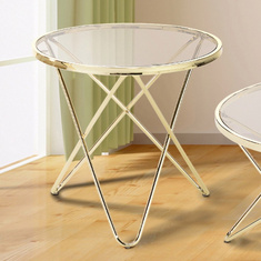Petal Round End Table