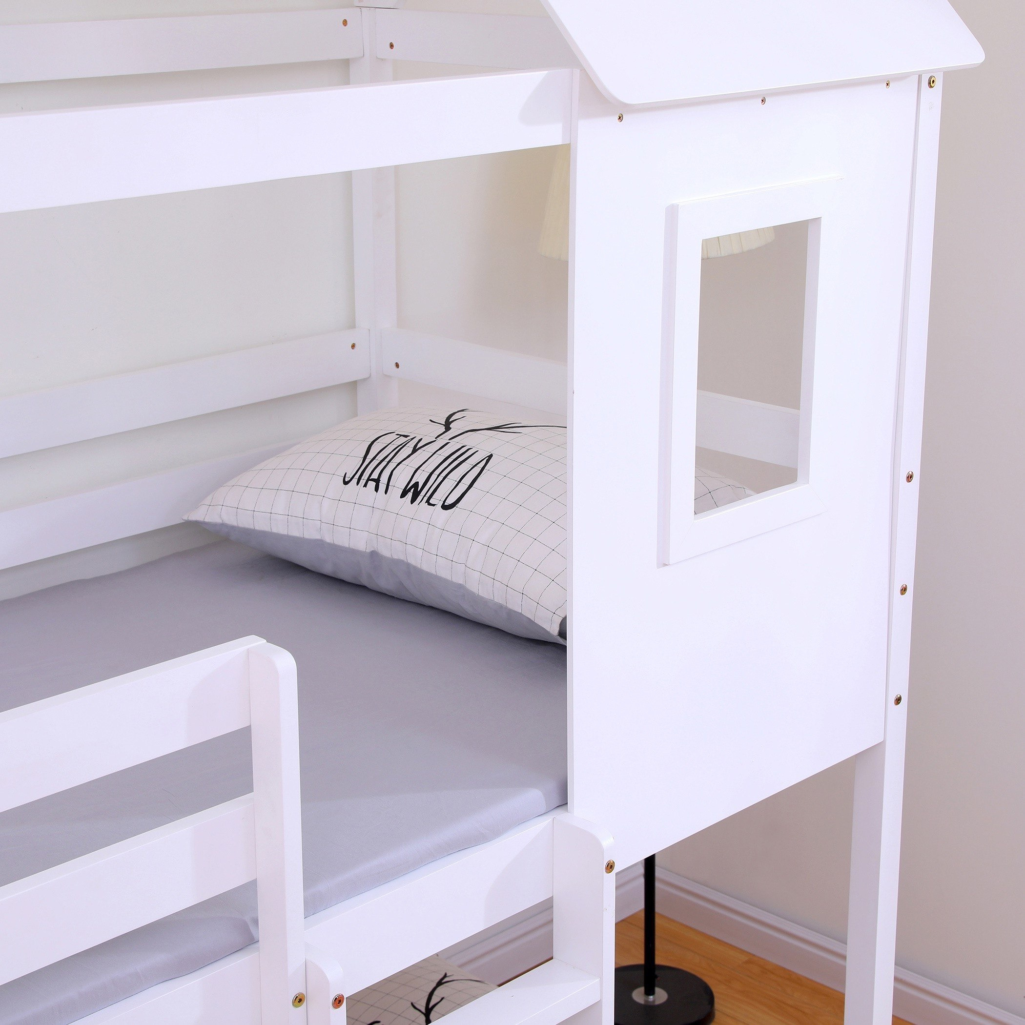 سرير توين طابقين بتصميم منزل - هامبتون من موڤو - 90x190 سم-hbxkidsandyouth-bedsandbedsets-bunkbeds-single-image-10