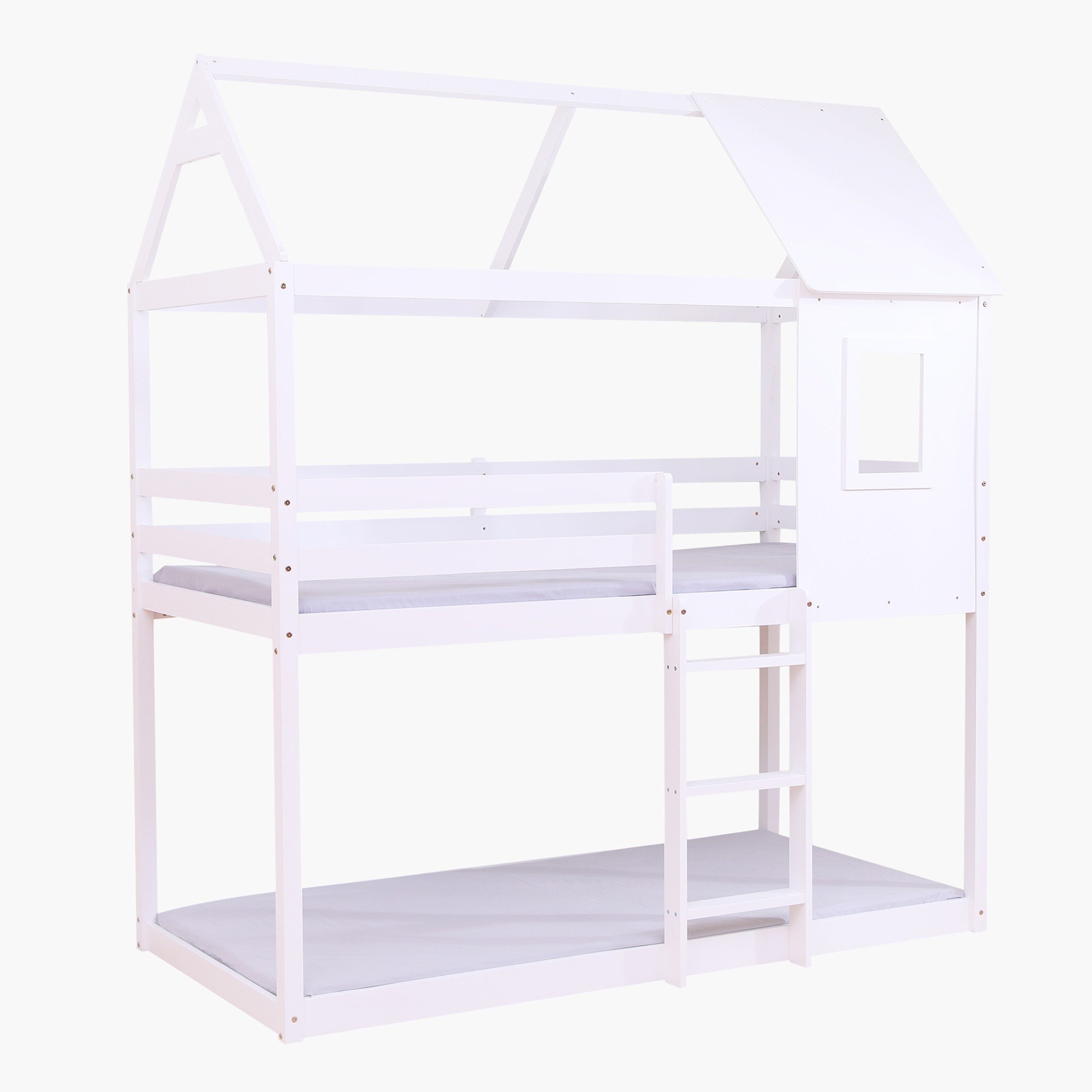 سرير توين طابقين بتصميم منزل - هامبتون من موڤو - 90x190 سم-hbxkidsandyouth-bedsandbedsets-bunkbeds-single-image-3
