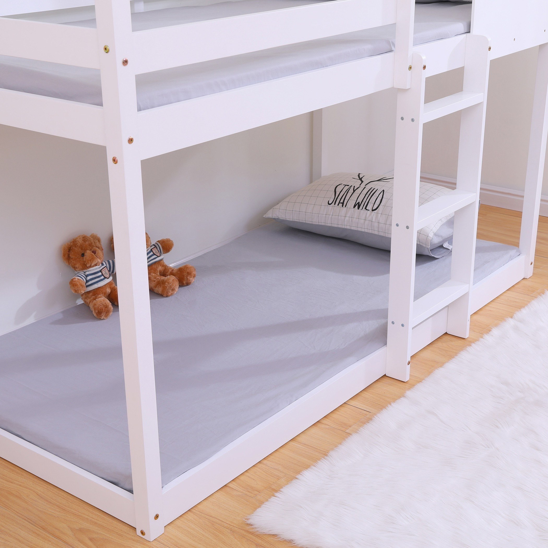 سرير توين طابقين بتصميم منزل - هامبتون من موڤو - 90x190 سم-hbxkidsandyouth-bedsandbedsets-bunkbeds-single-image-9