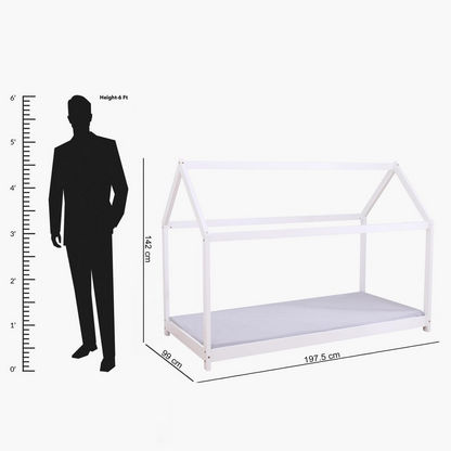 Vanilla Cody Single Hut Bed - 90x190 cms