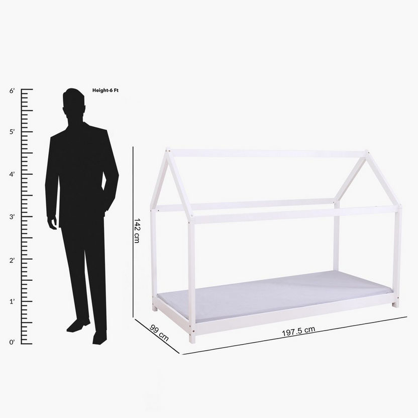 Vanilla Cody Single Hut Bed - 90x190 cm-Single-image-7