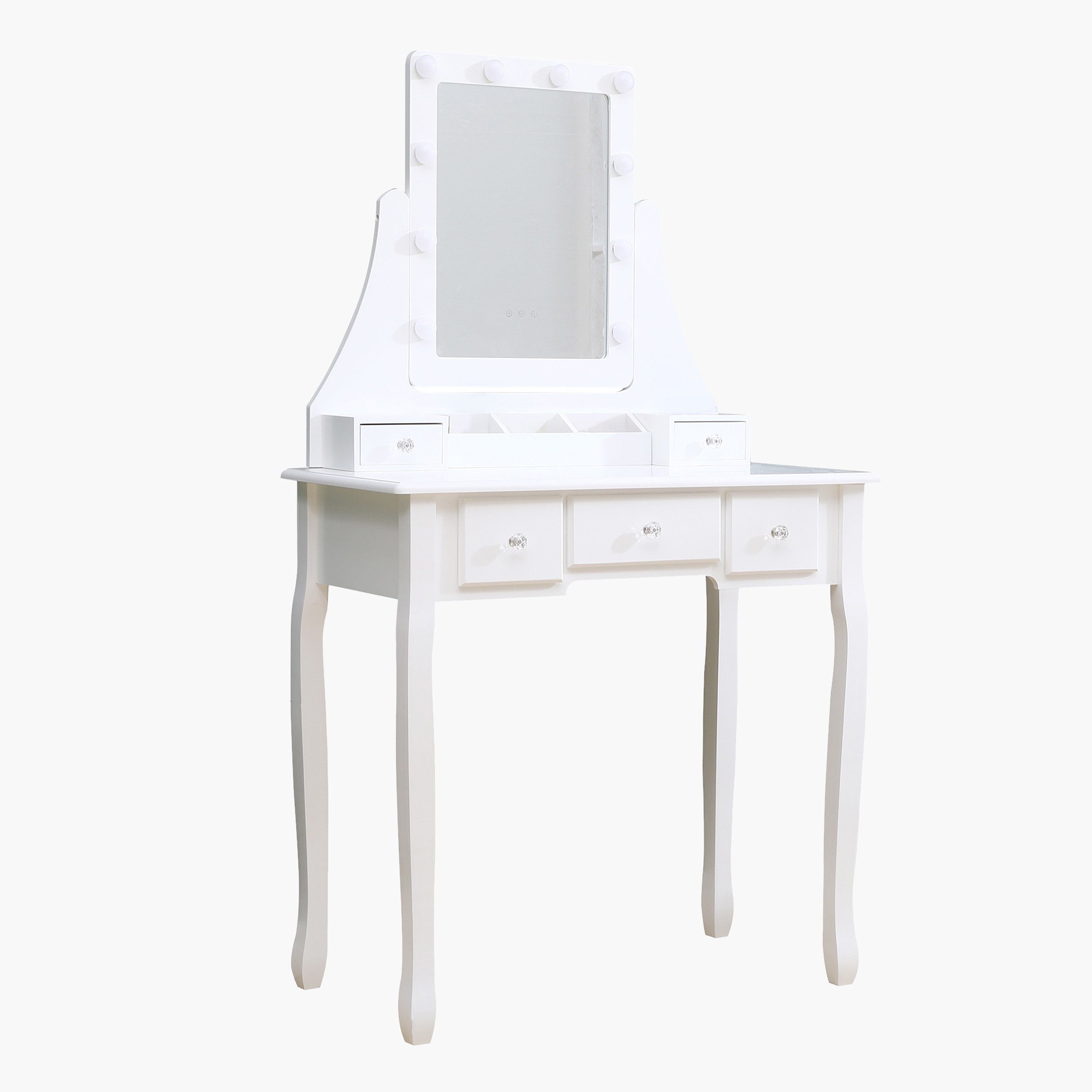 طاولة تزيين مع مرآة ومقعد - كاميليا من موڤو -hbxfurniture-kidsroom-kidsdressersandmirrors-image-14