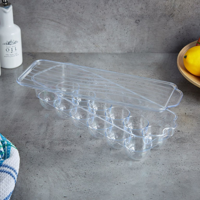 Omega Refrigerator Egg Tray Transparent-Kitchen Racks and Holders-image-0