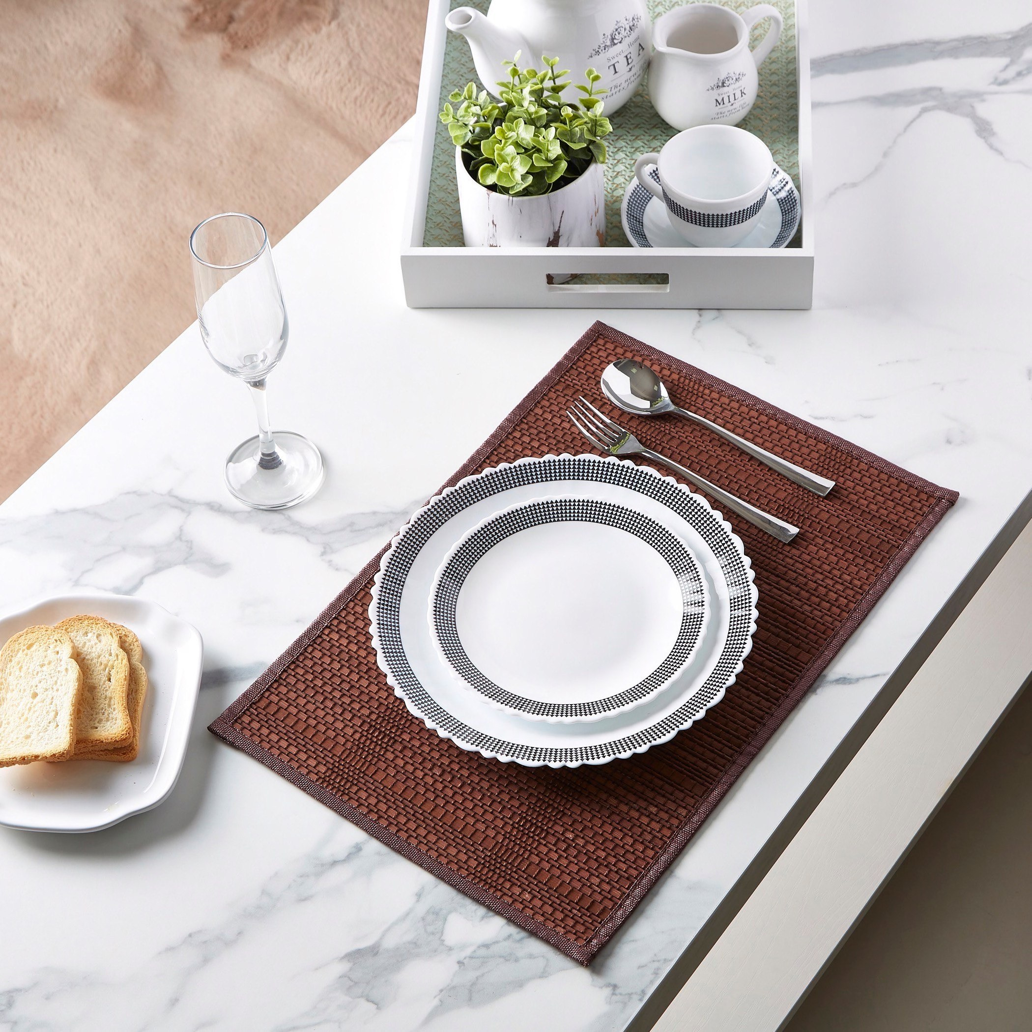 لبادة صحون خيزران من كورا - 30×45 سم-hbxdecorandfurnishings-homefurnishings-tablelinens-image-3