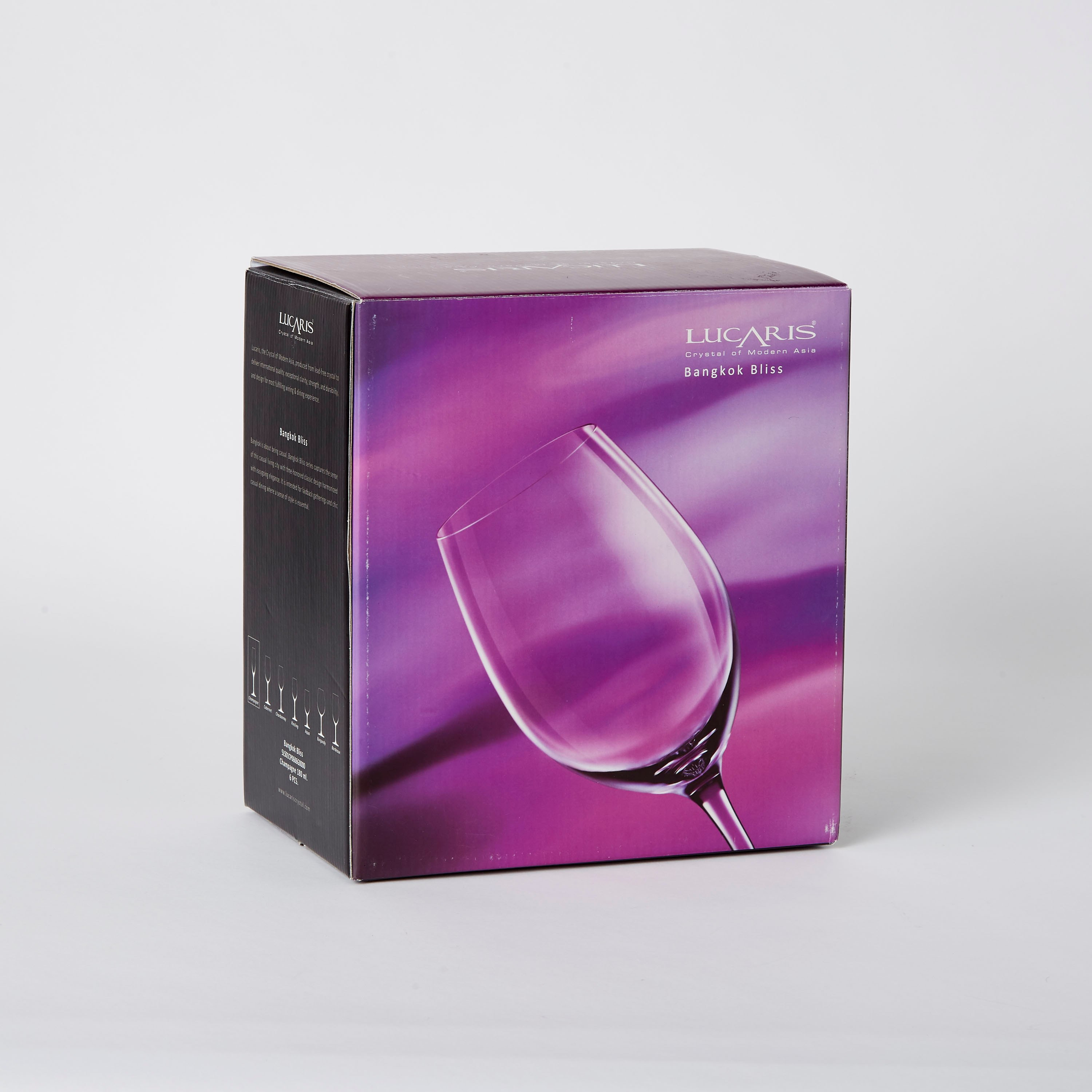 طقم كاسات طويلة 6 قطع من لوكاريس كريستال بانكوك بليس - 180 مل-hbxhomeware-hbxkitchen-image-4
