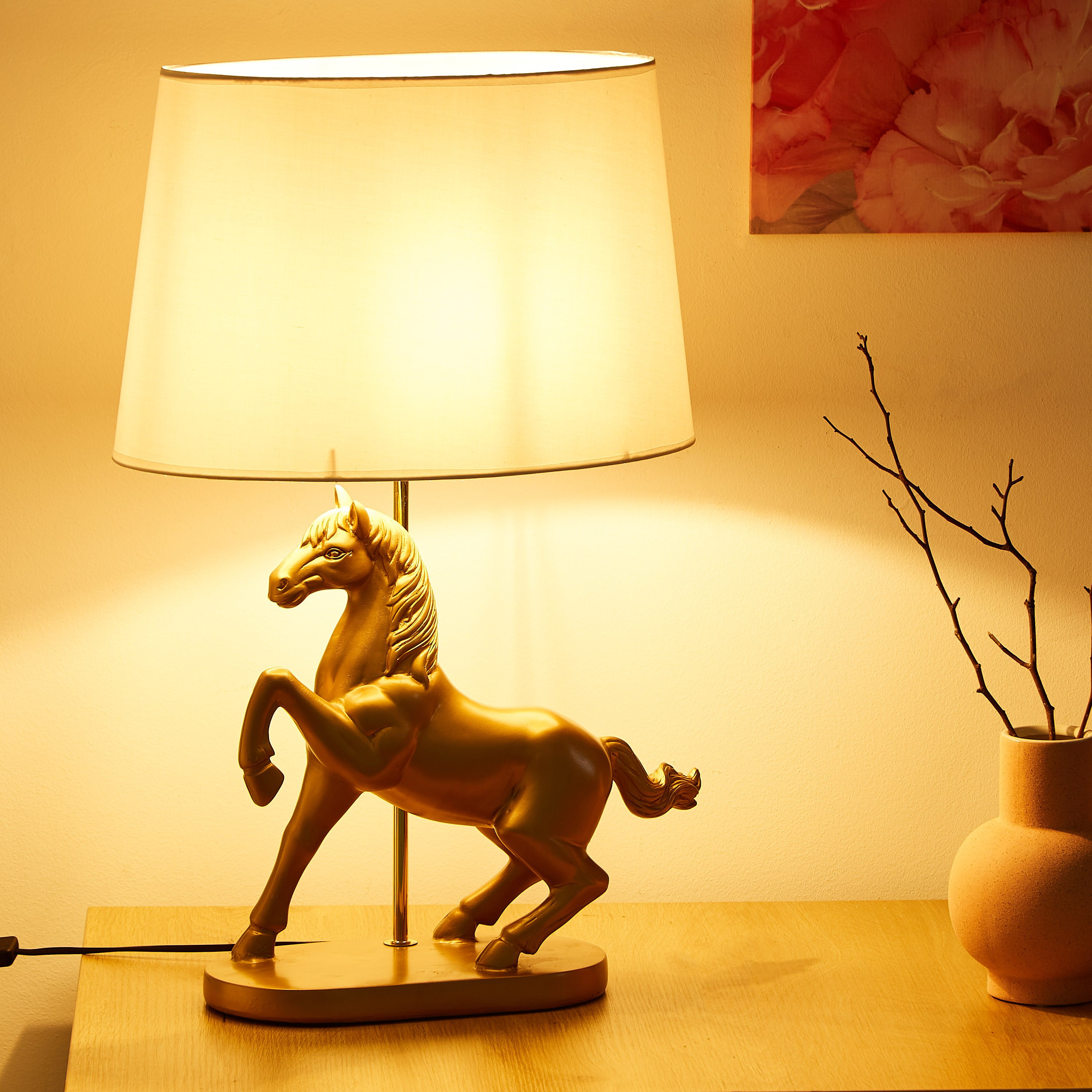 مصباح طاولة بتصميم حصان من إيكون - 68 سم-hbxlivingroom-lighting-tablelamps-image-2