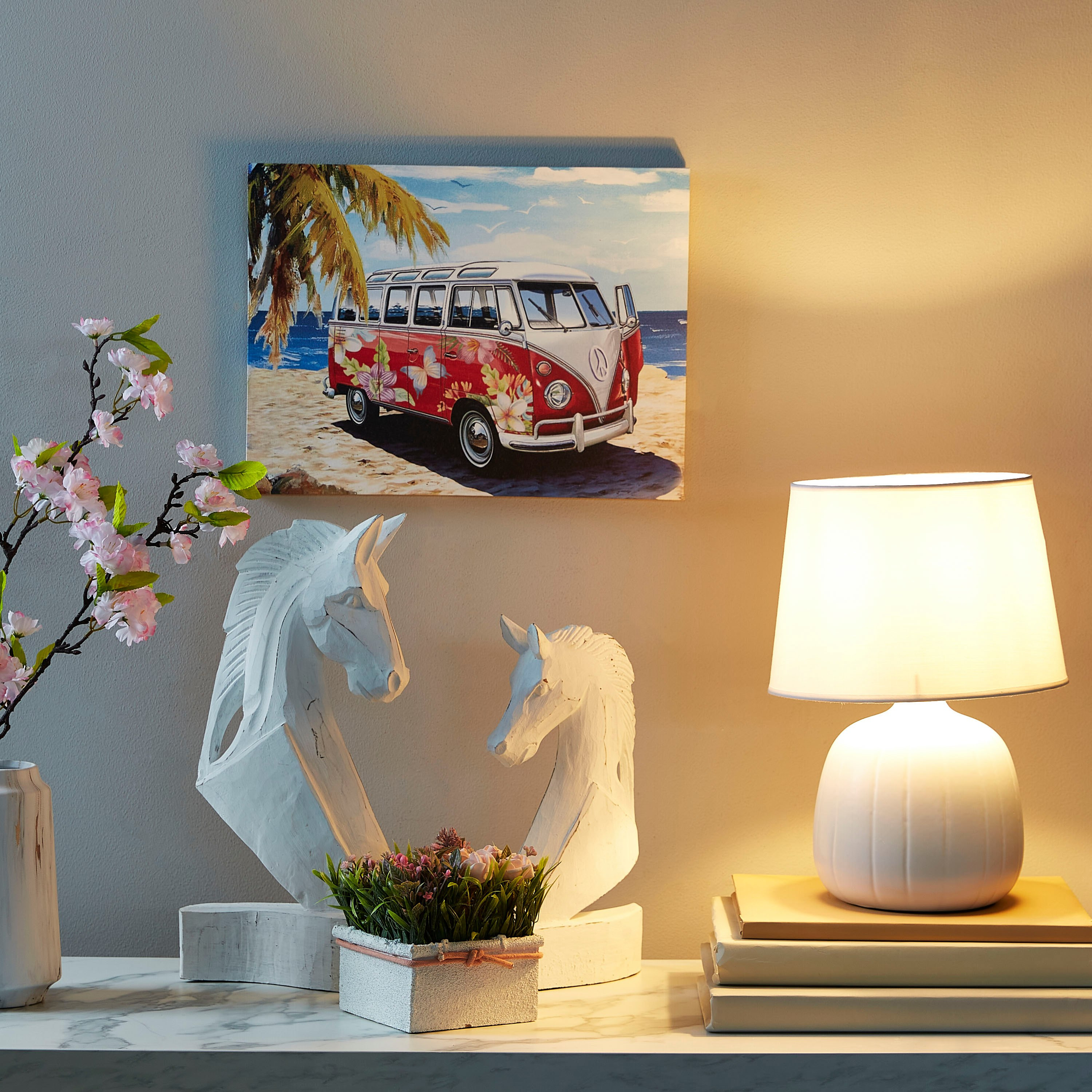 Ekon Ceramic Table Lamp - 35 cm-hbxlivingroom-lighting-tablelamps-image-3