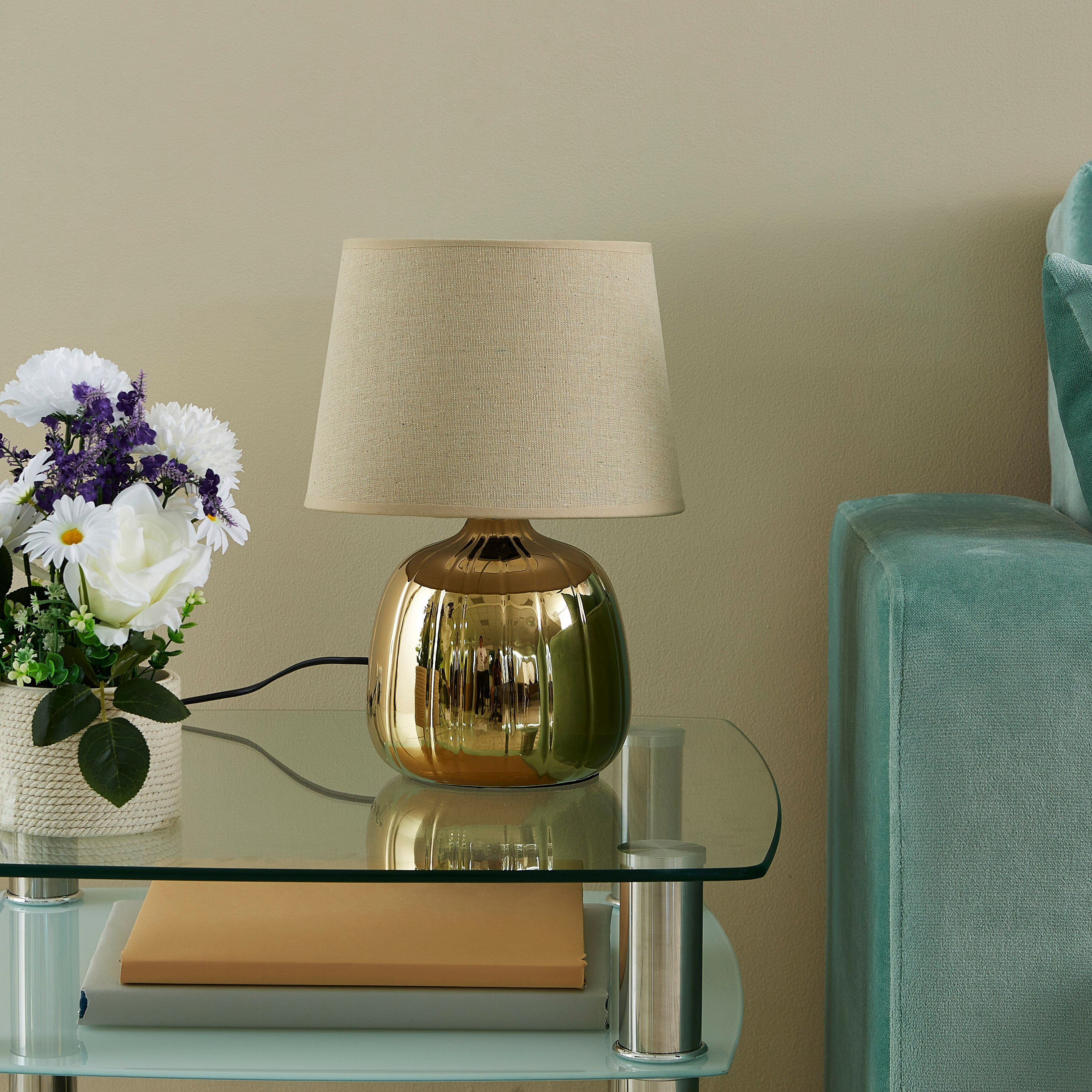 مصباح طاولة سيراميك من إيكون - 35 سم-hbxlivingroom-lighting-tablelamps-image-1
