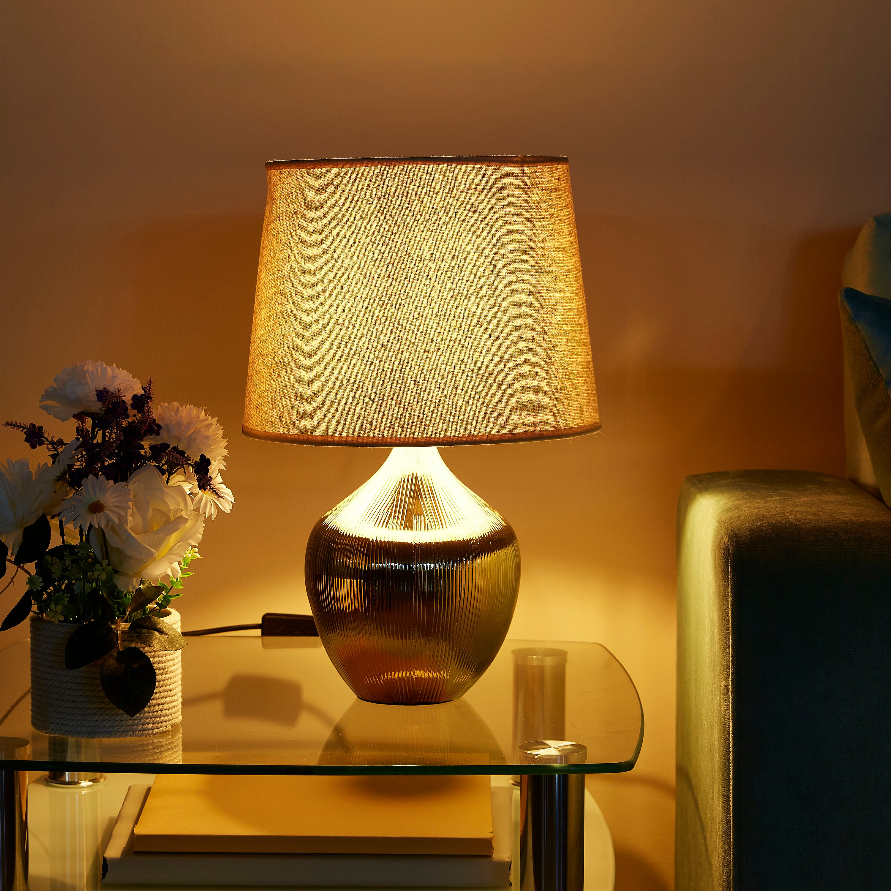مصباح طاولة سيراميك من إيكون - 43 سم-hbxlivingroom-lighting-tablelamps-image-2