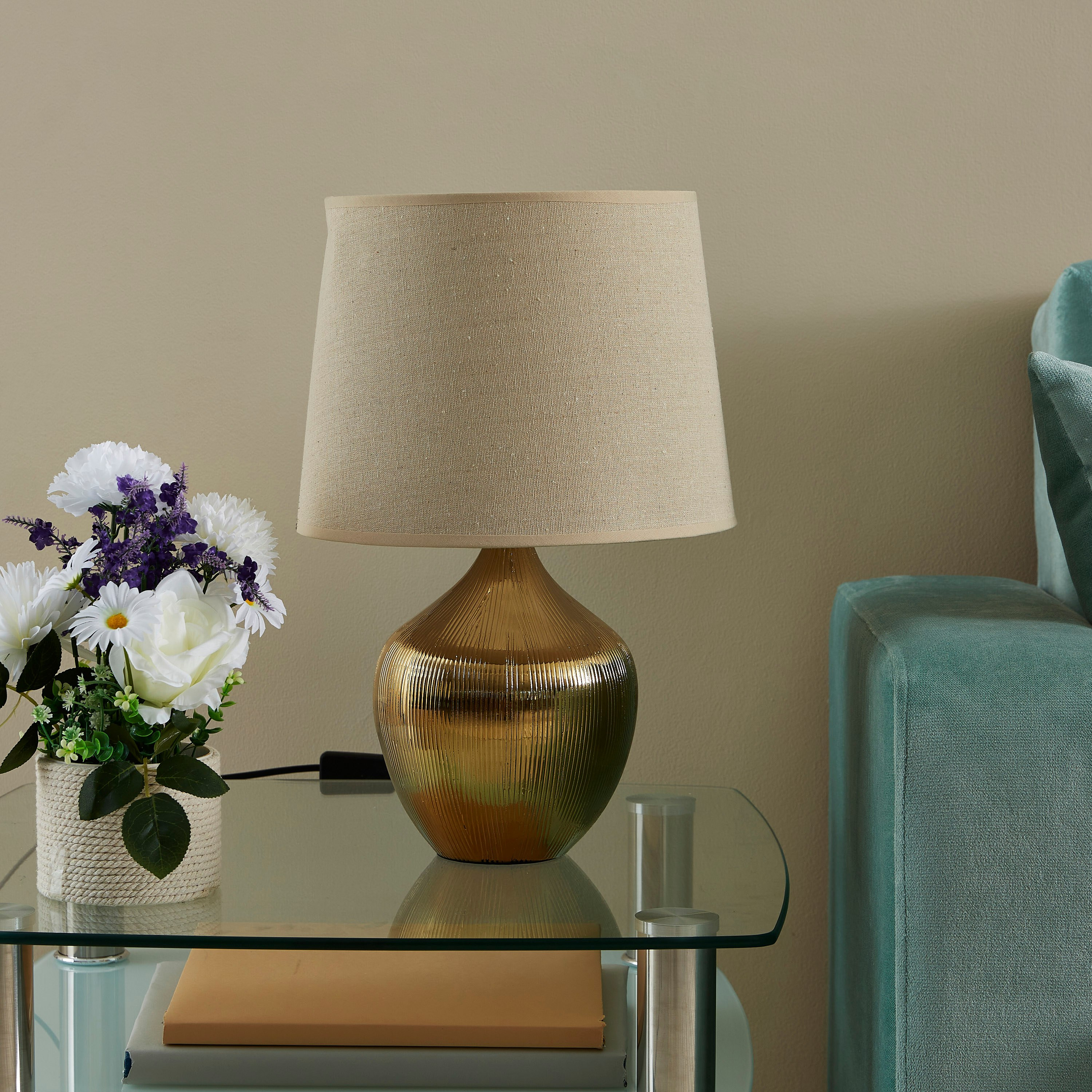 مصباح طاولة سيراميك من إيكون - 43 سم-hbxlivingroom-lighting-tablelamps-image-1