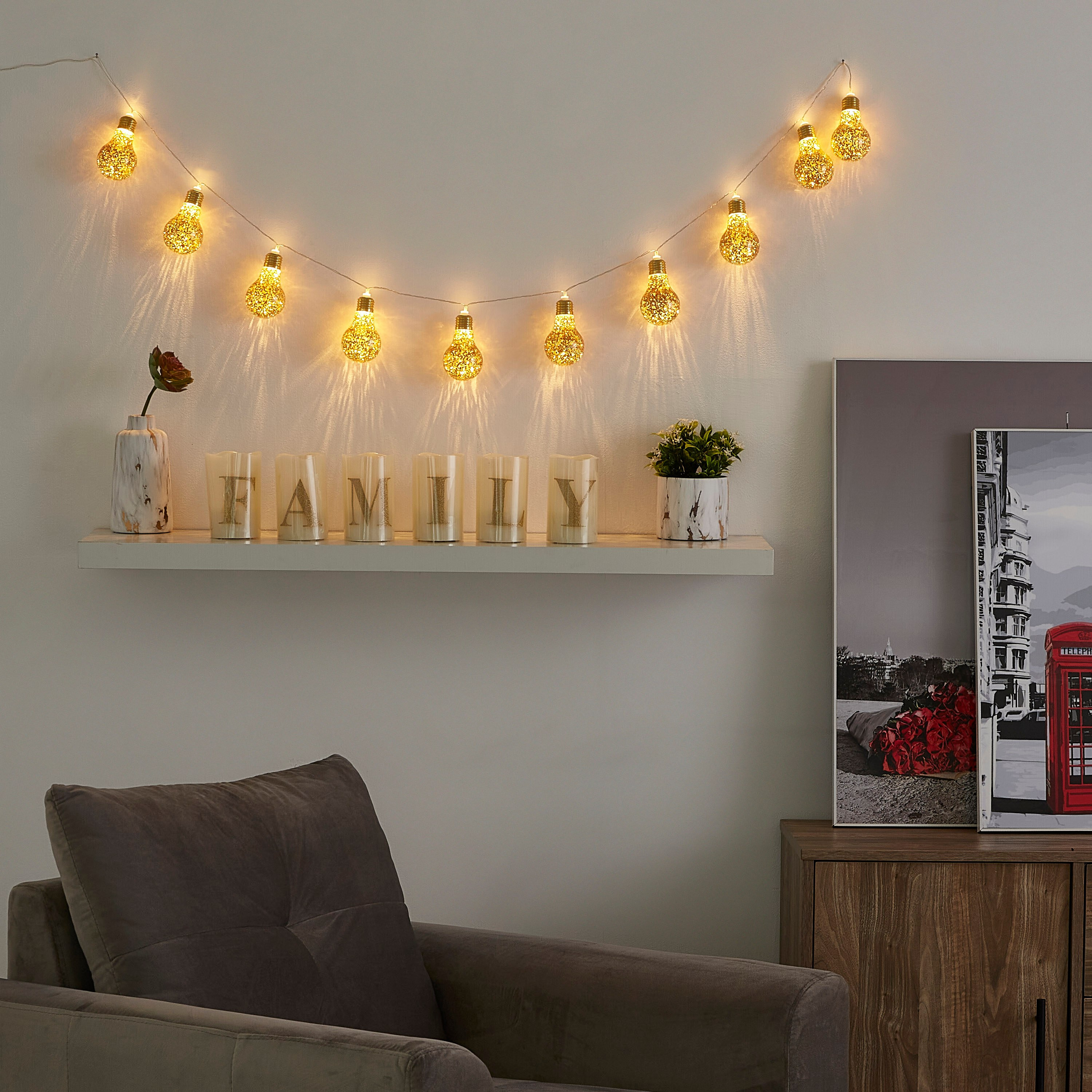 خيط مصابيح أل إي دي 10 قطع من أورلا - 165 سم-hbxdiningroom-lighting-decorativesandstringlights-image-5