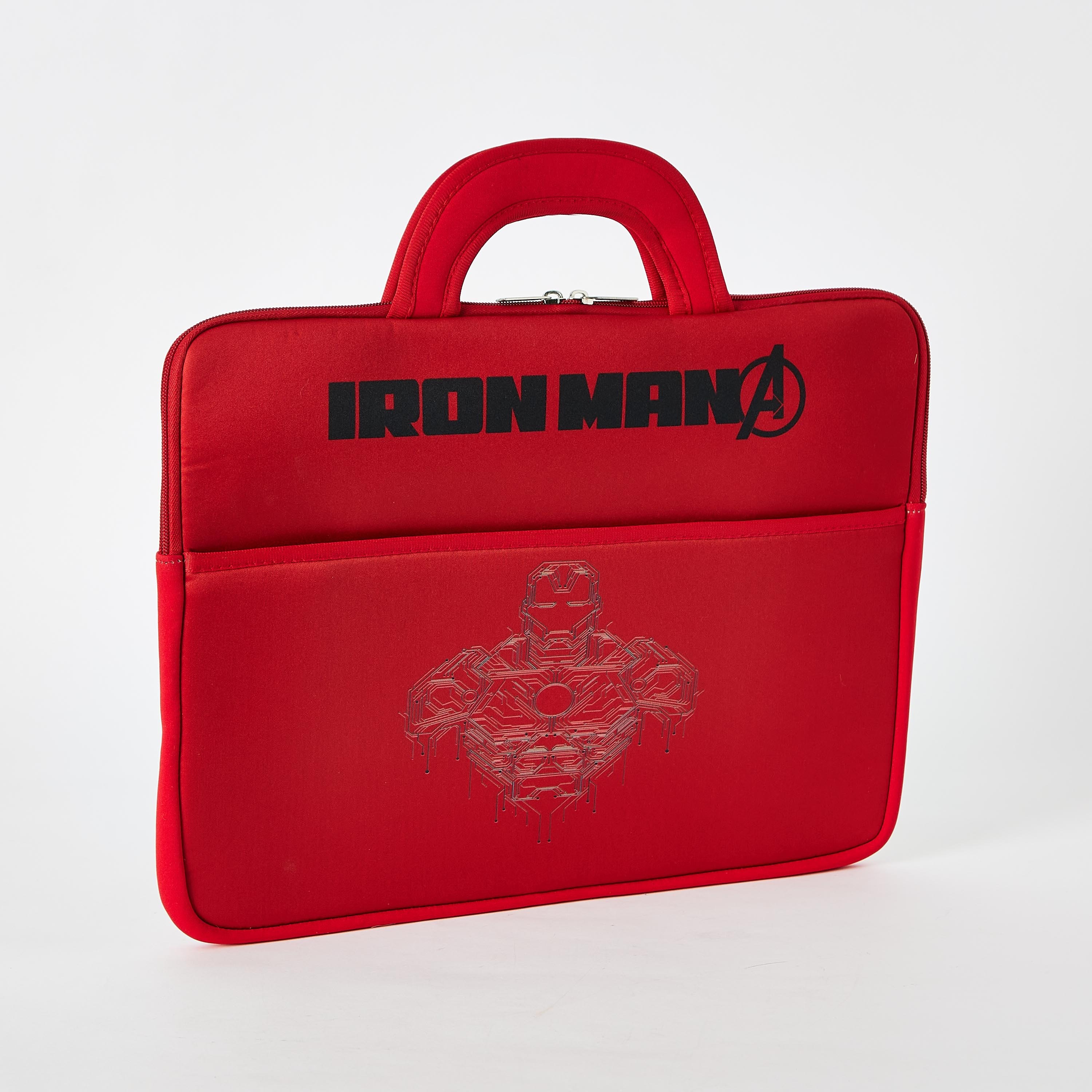 Iron Man Print 15-Inch Laptop Case with Handle-hbxkidsandyouth-playroom-stationery-image-6
