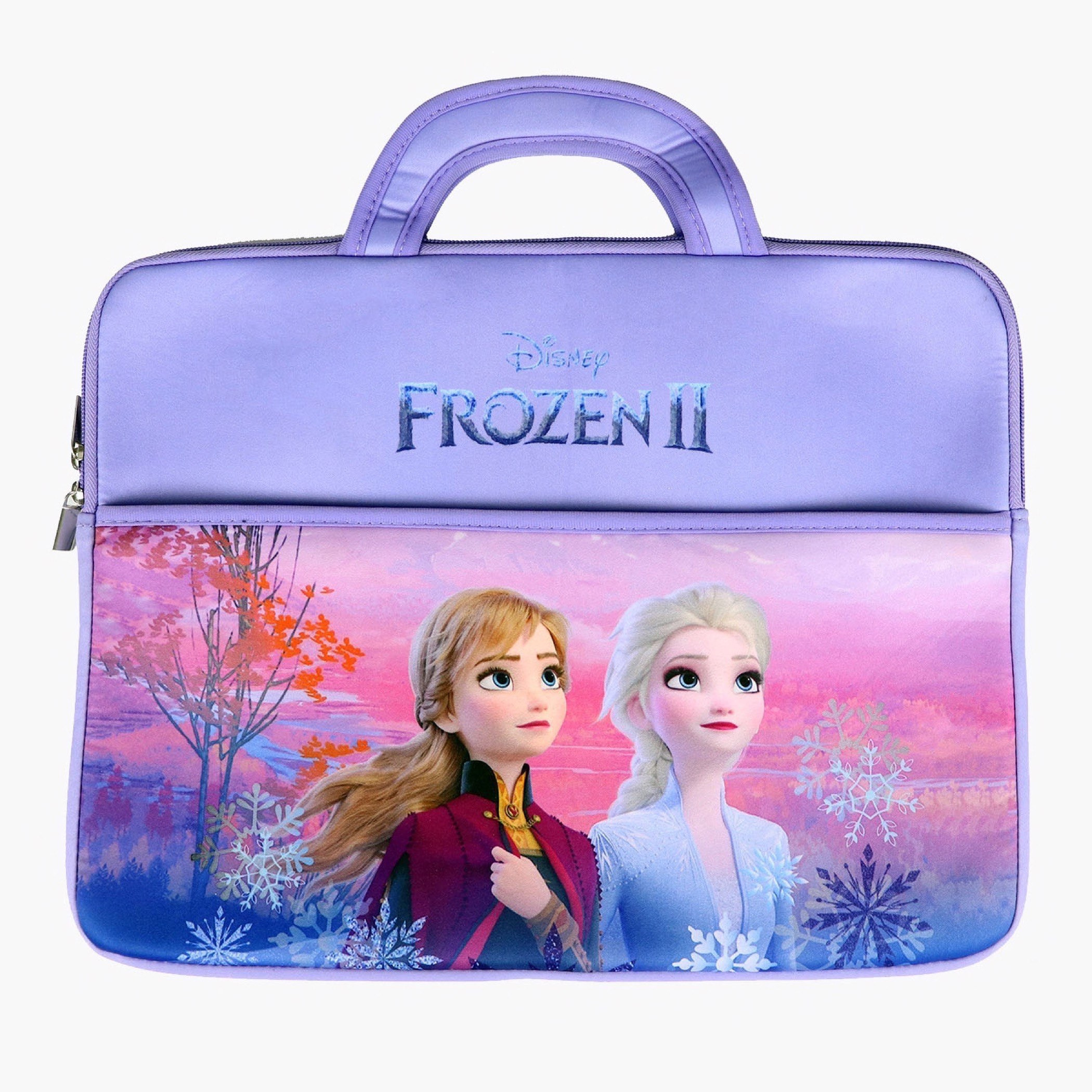شنطة لابتوب بطبعات فروزن ومقبض - 29x2x39 سم-hbxkidsandyouth-playroom-stationery-image-2