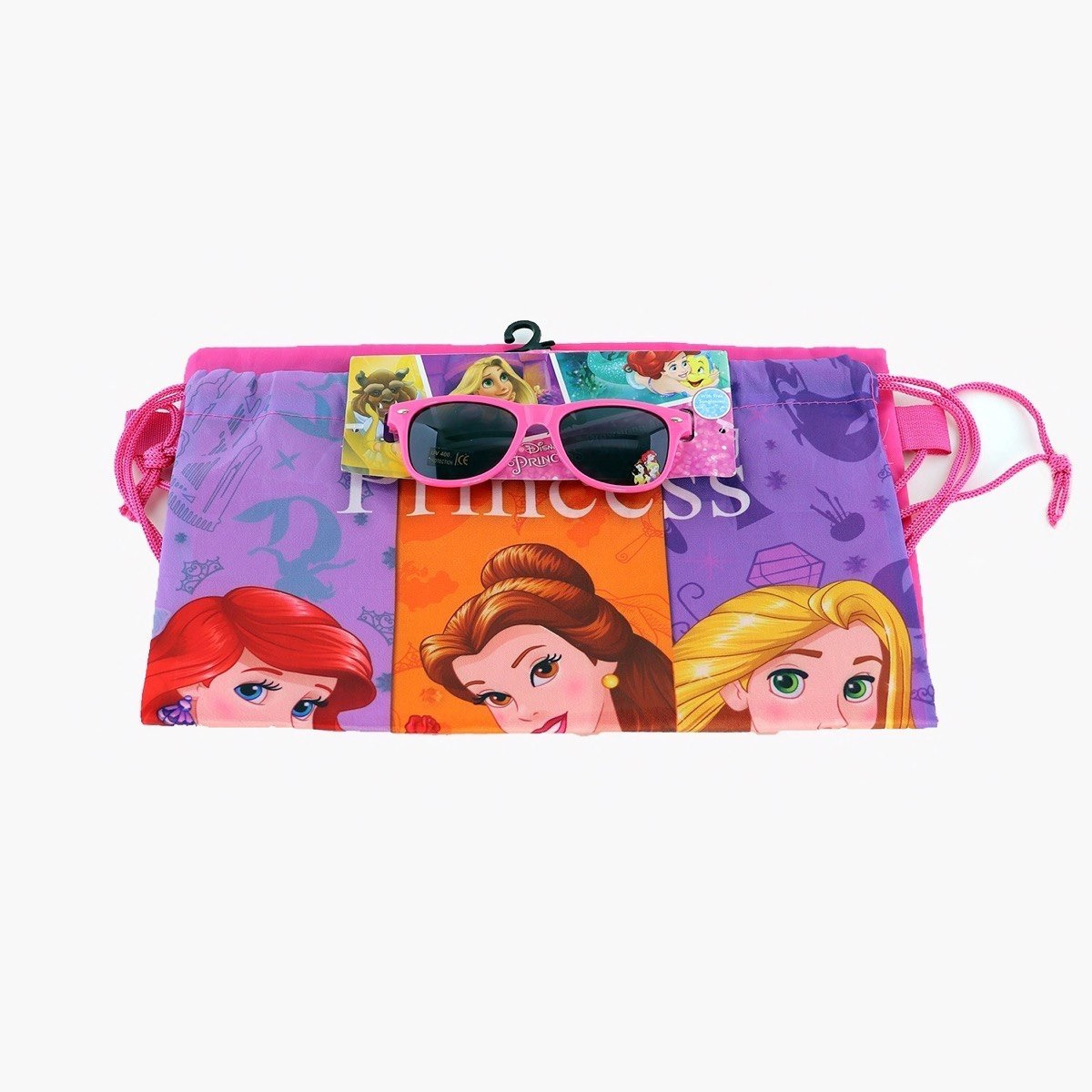 شنطة رباط برينسيس ديزني مع نظّارة شمسيّة-hbxkidsandyouth-playroom-stationery-image-5