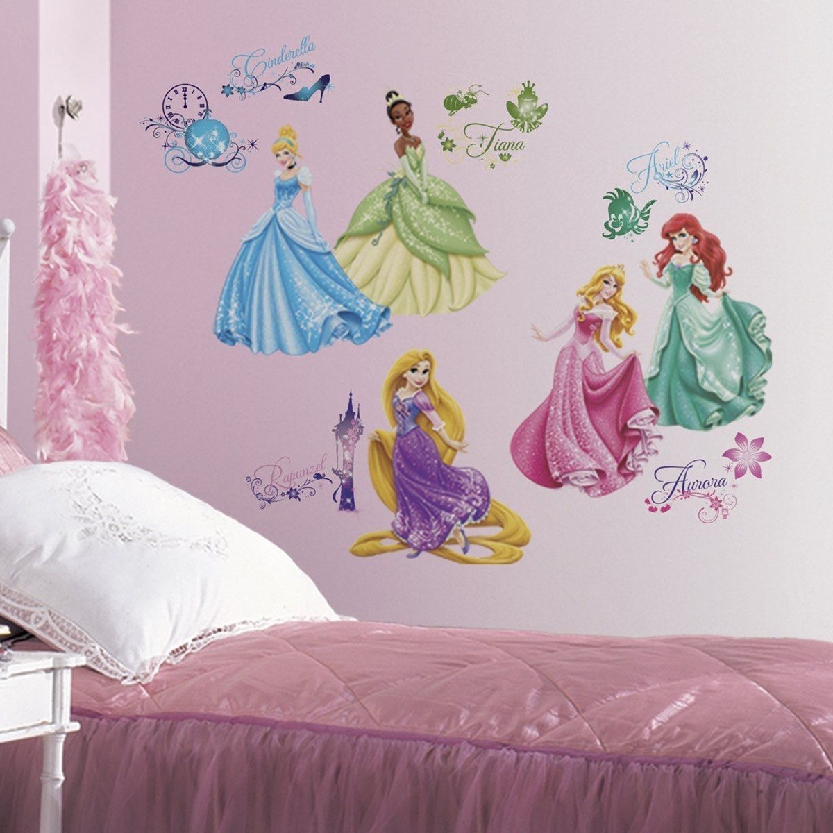 Disney Princess Royal Debut Peel and Stick Wall Sticker-hbxhomeware-hbxkidsandyouth-image-1