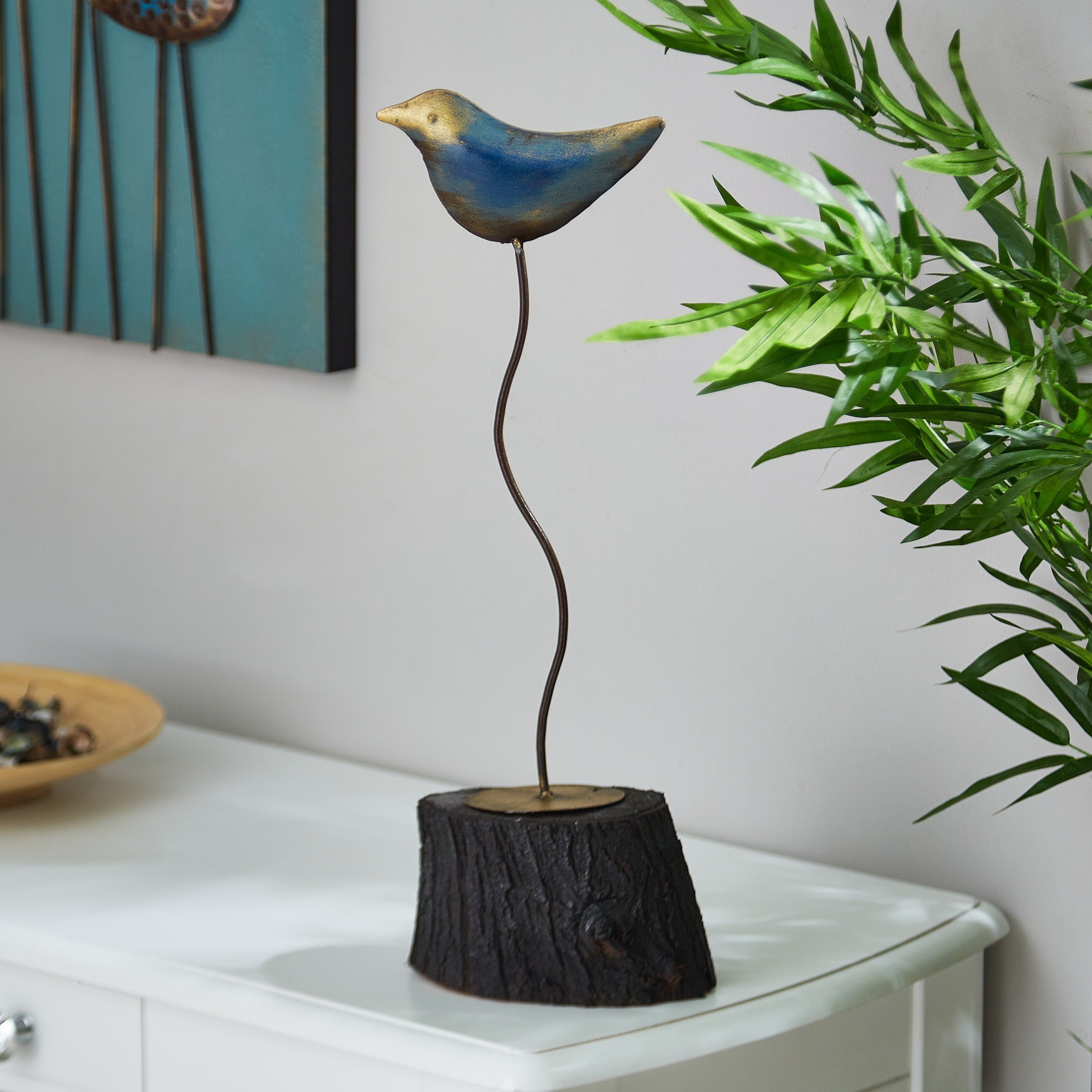 تمثال ديكور بتصميم طائر على عصا - إيبيزا-hbxhomeware-homedecor-figurinesandornaments-image-1