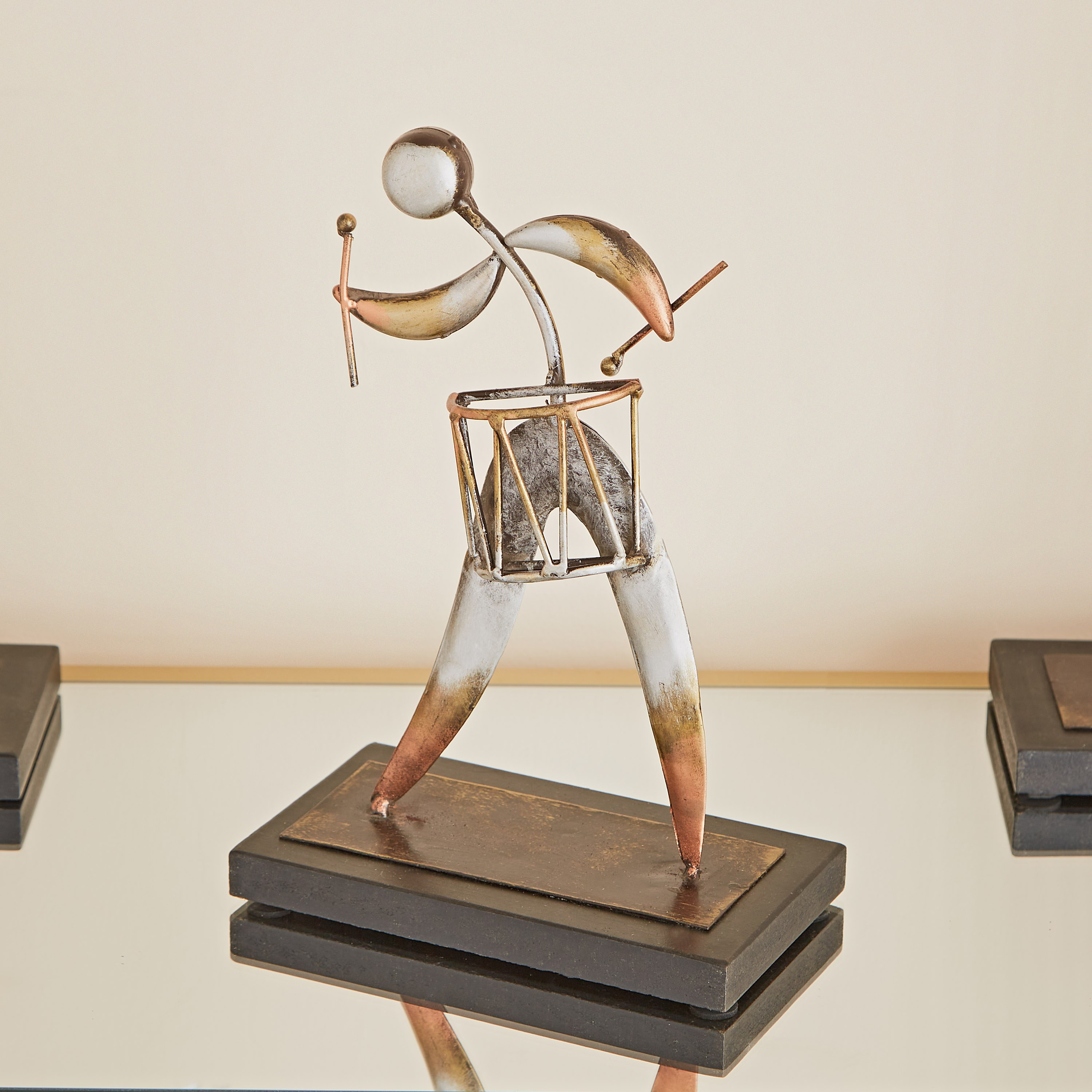 Ibiza Hand Drum Abstract Table Decor Accent-hbxhomeware-homedecor-figurinesandornaments-image-1