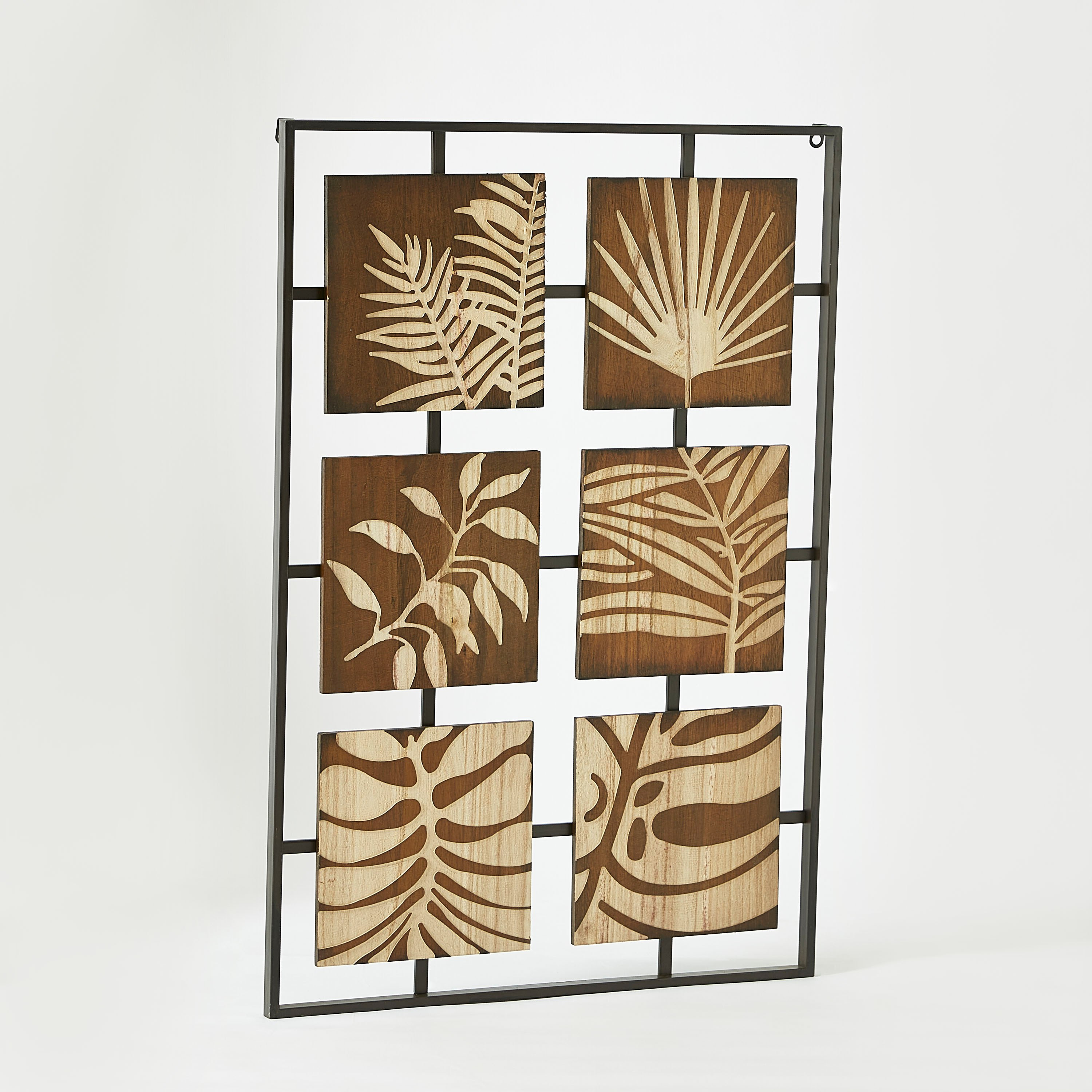 Ibiza Tavya Leaf Wall Decor-hbxdiningroom-walldecor-wallart-image-5