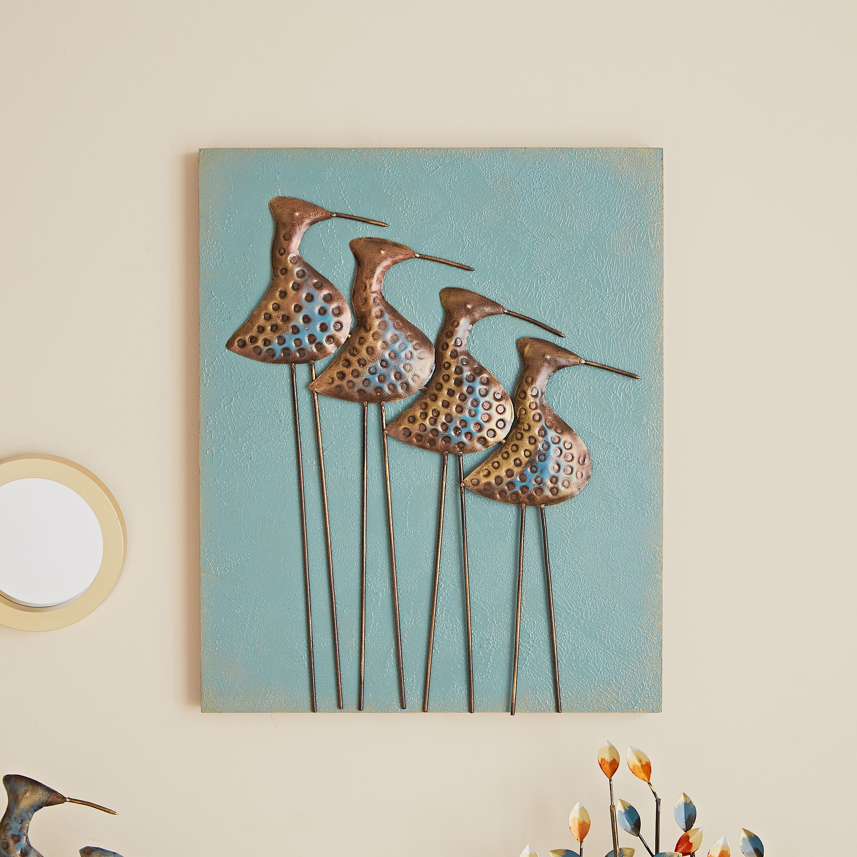 ديكور حائط بتصميم طائر جينال - إيبيزا-hbxdiningroom-walldecor-wallart-image-2