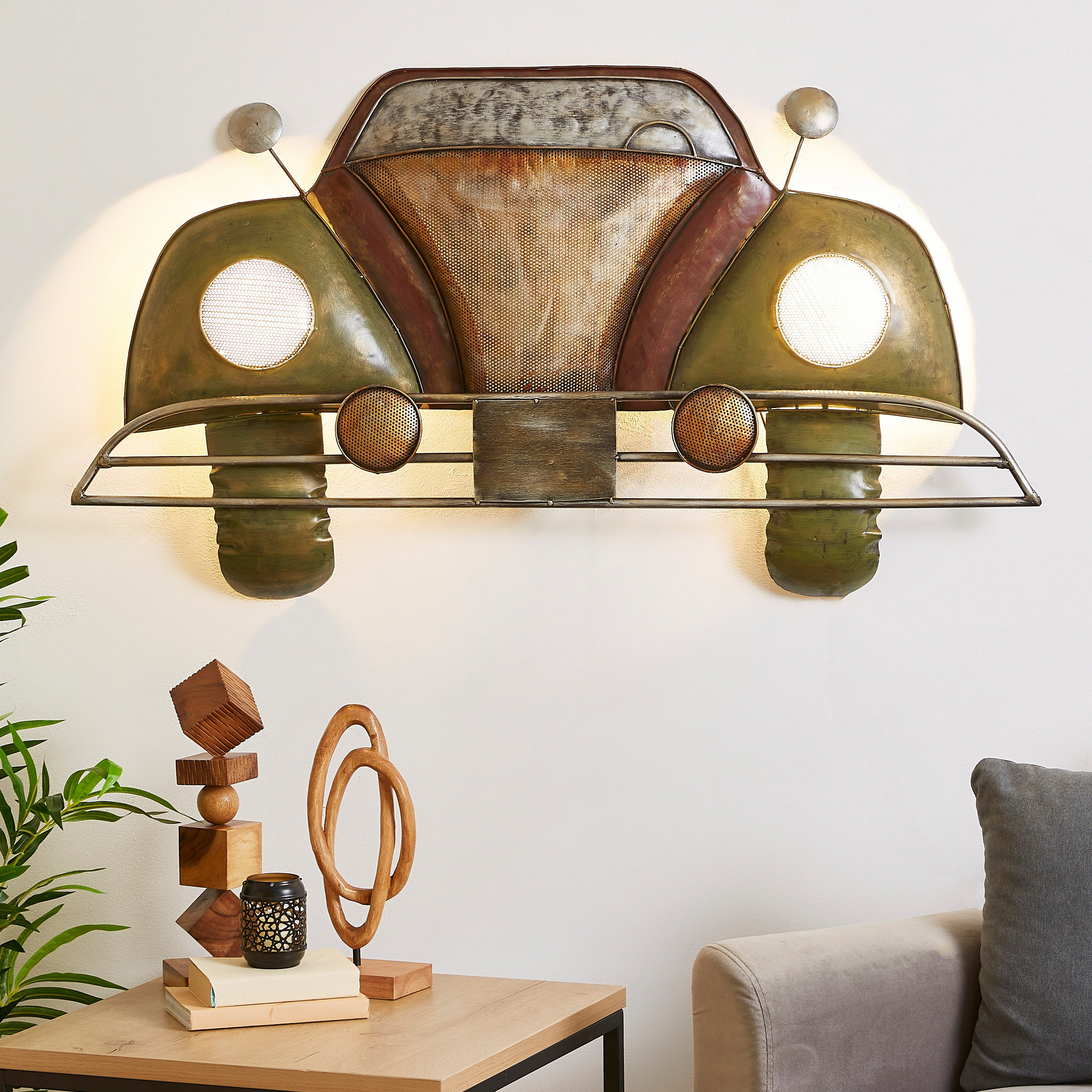 قطعة ديكور بتصميم سيارة معتّقة من إيبيزا-hbxdiningroom-walldecor-wallart-image-1