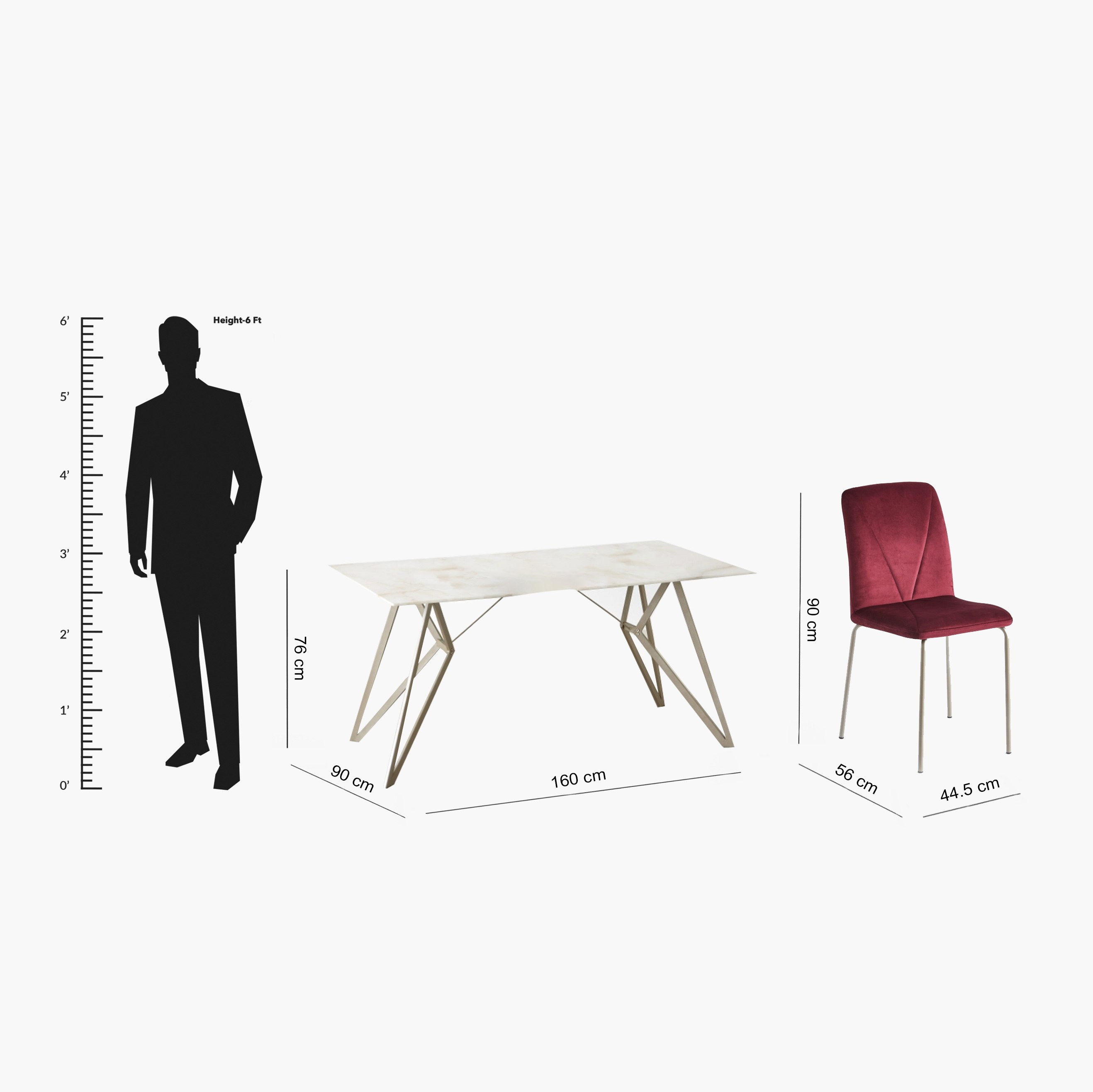 طقم سفرة 6 مقاعد من كارولين-hbxfurniture-diningtablesandsets-diningsets-sixseater-image-12