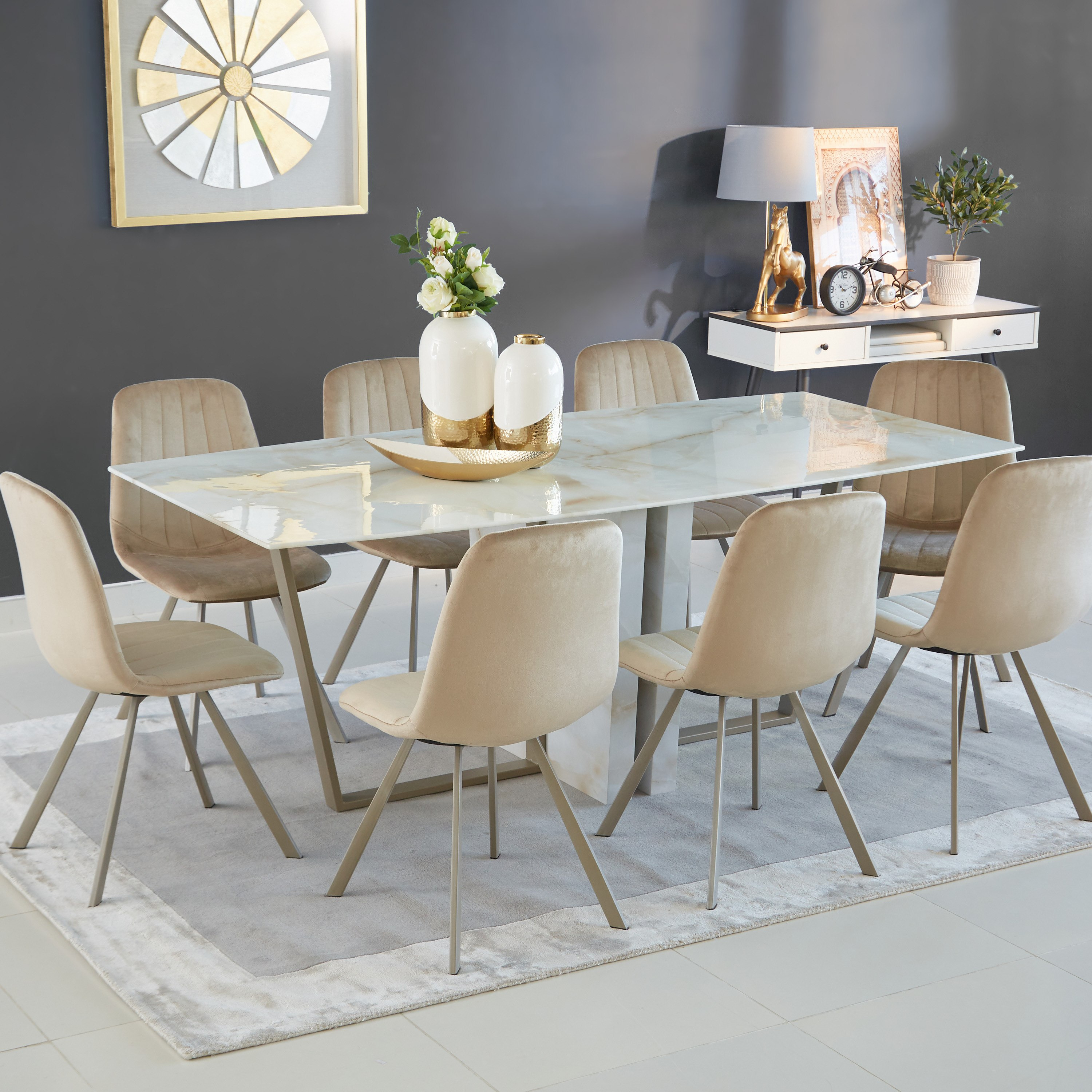 Vermont 8-Seater Dining Set-hbxfurniture-diningtablesandsets-diningsets-eightseater-image-1