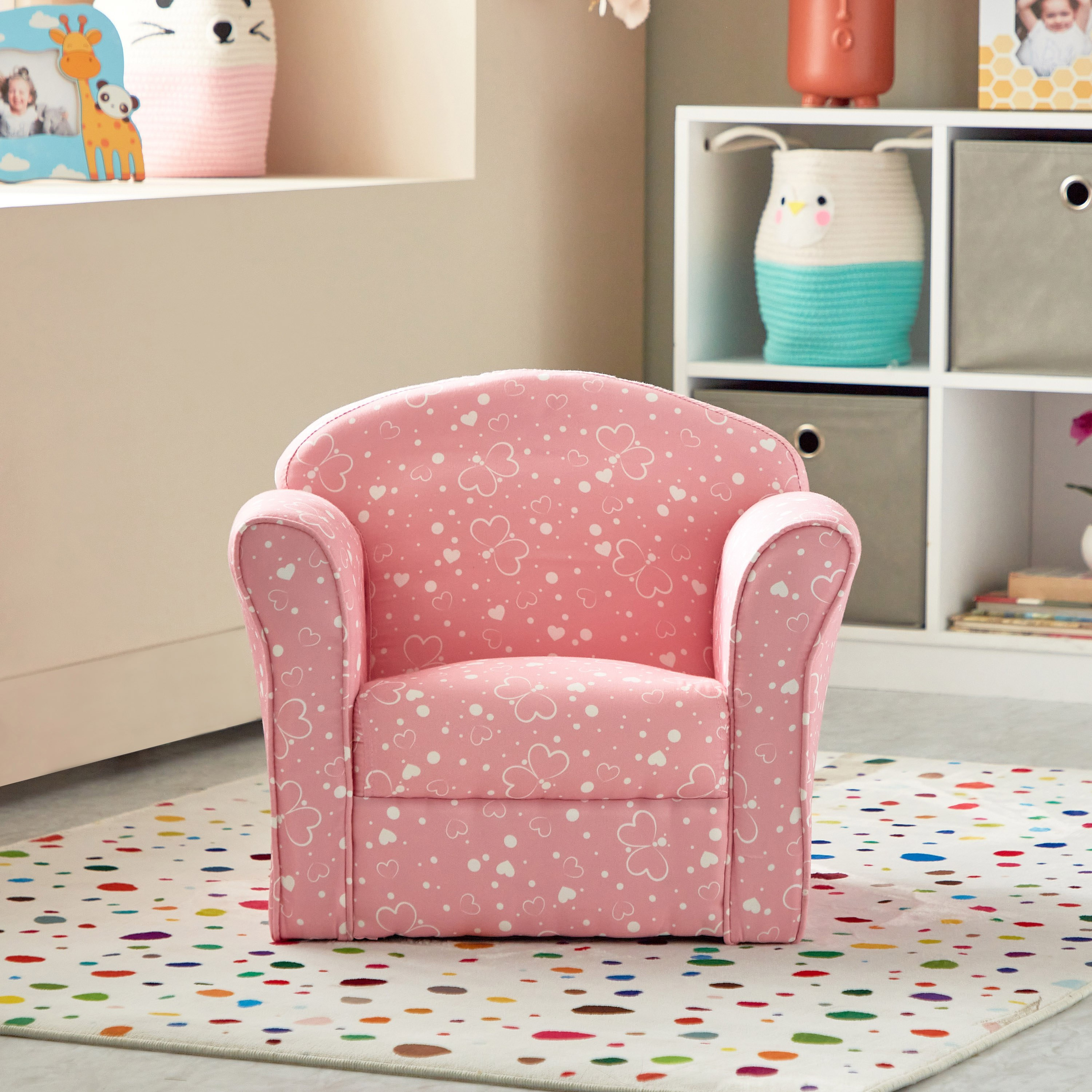 كرسي أطفال بتصميم فراشة-hbxfurniture-kidsroom-studychairs-image-2