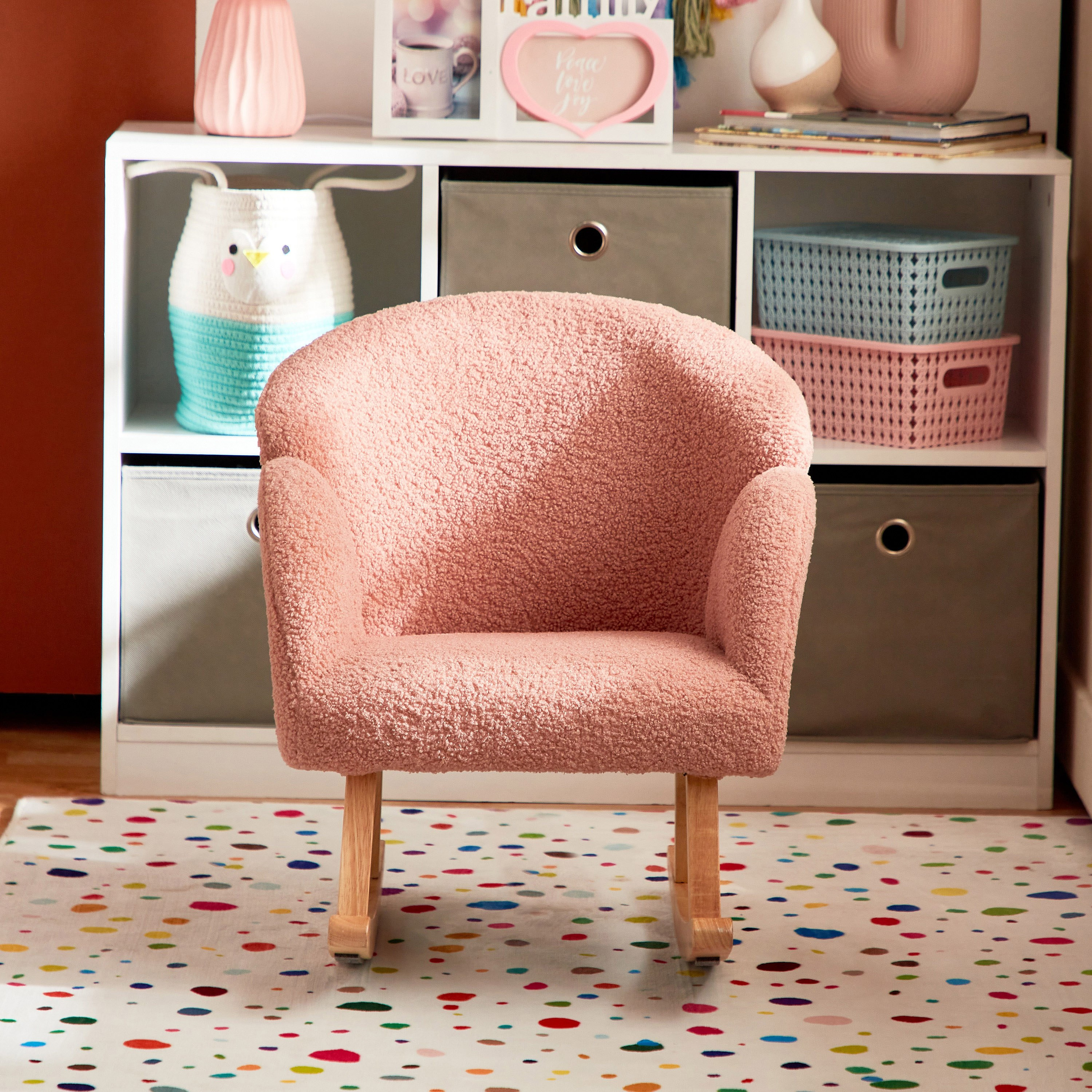 Teddy Kids' Rocking Armchair-hbxfurniture-kidsroom-studychairs-image-2