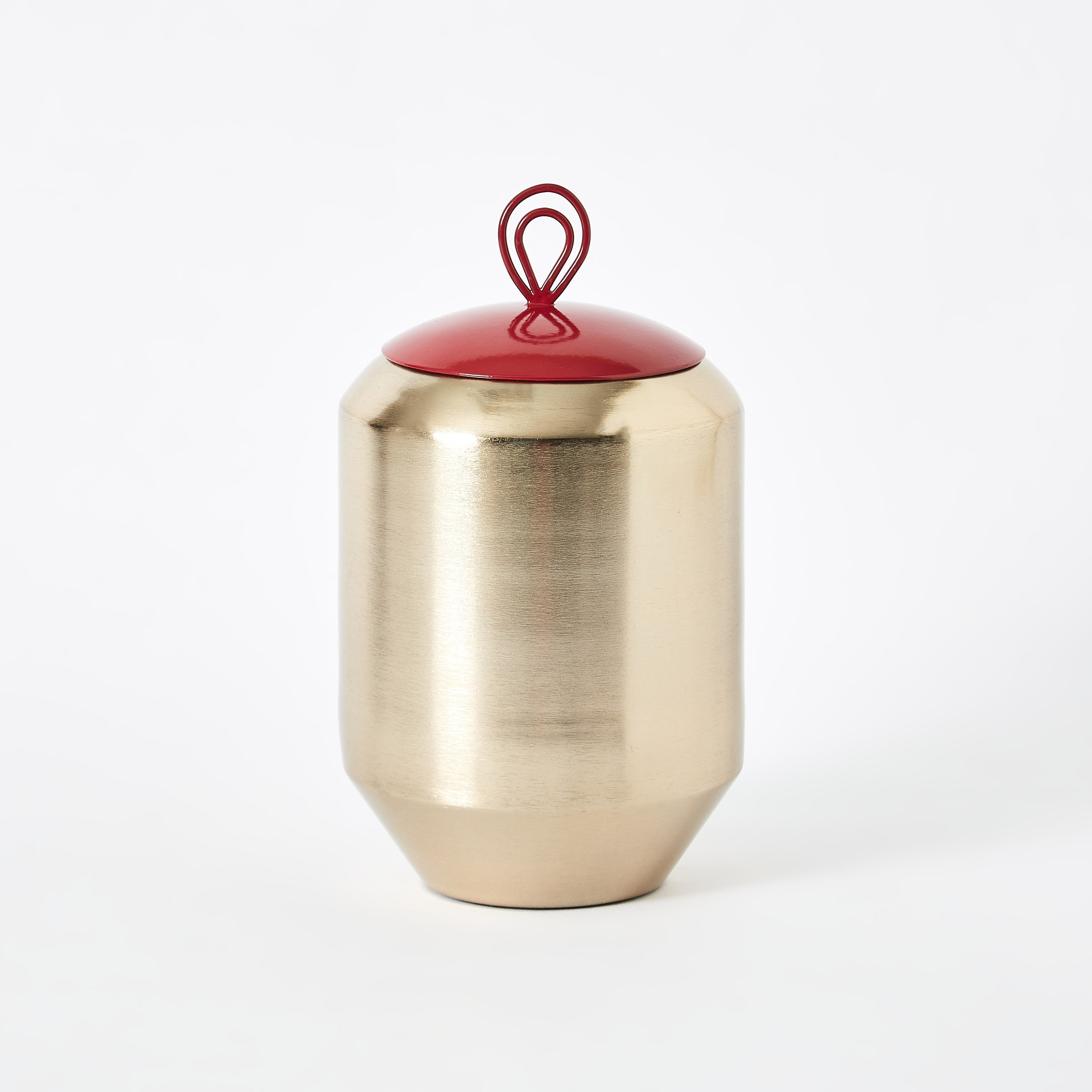 جرة مستديرة معدنية بارزة الملمس من إيزنا-hbxdiningroom-decorandaccessories-figurinesandornaments-image-5