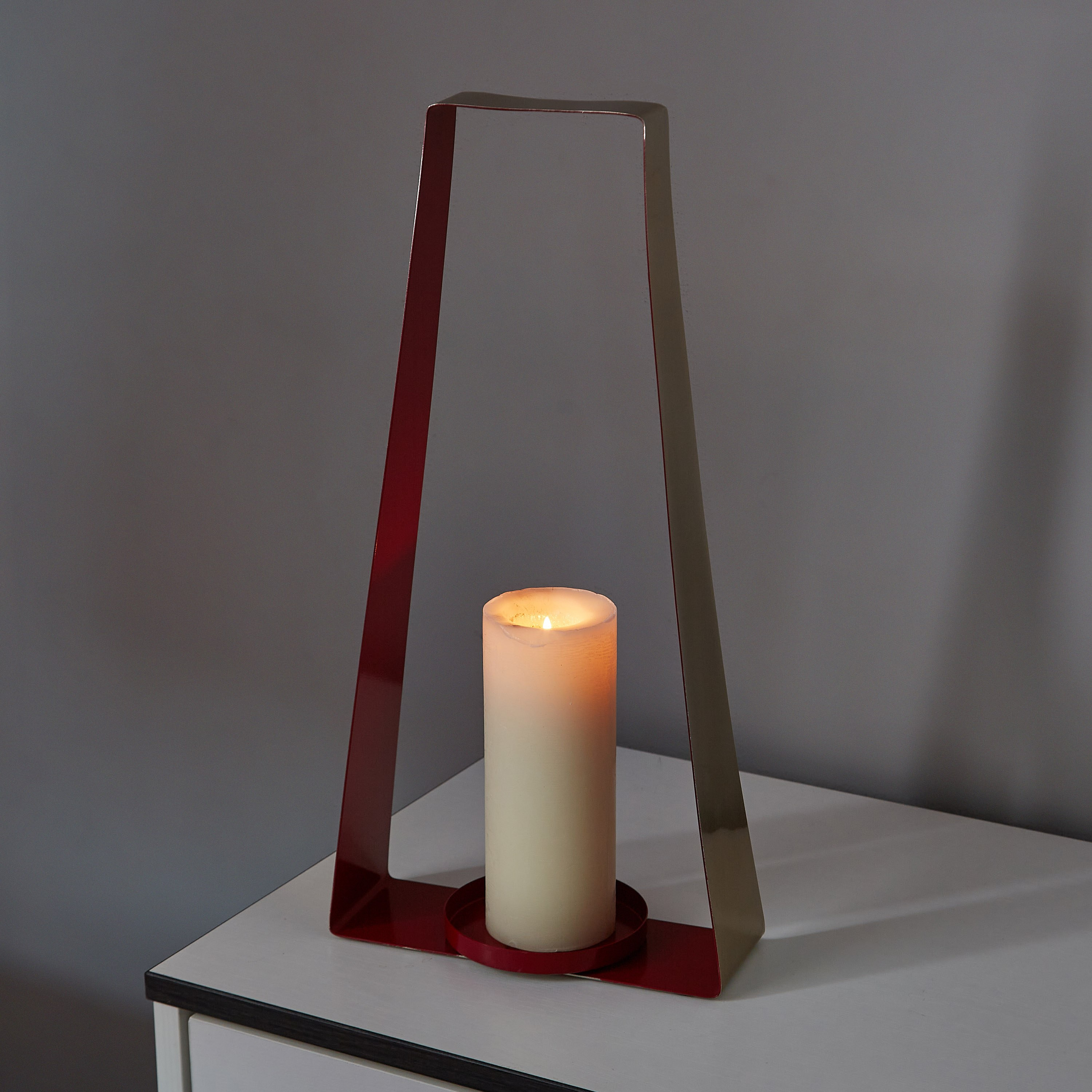 حامل شموع معدني من إيزنا - 48 سم-hbxlivingroom-decorandaccessories-candleholders-image-2