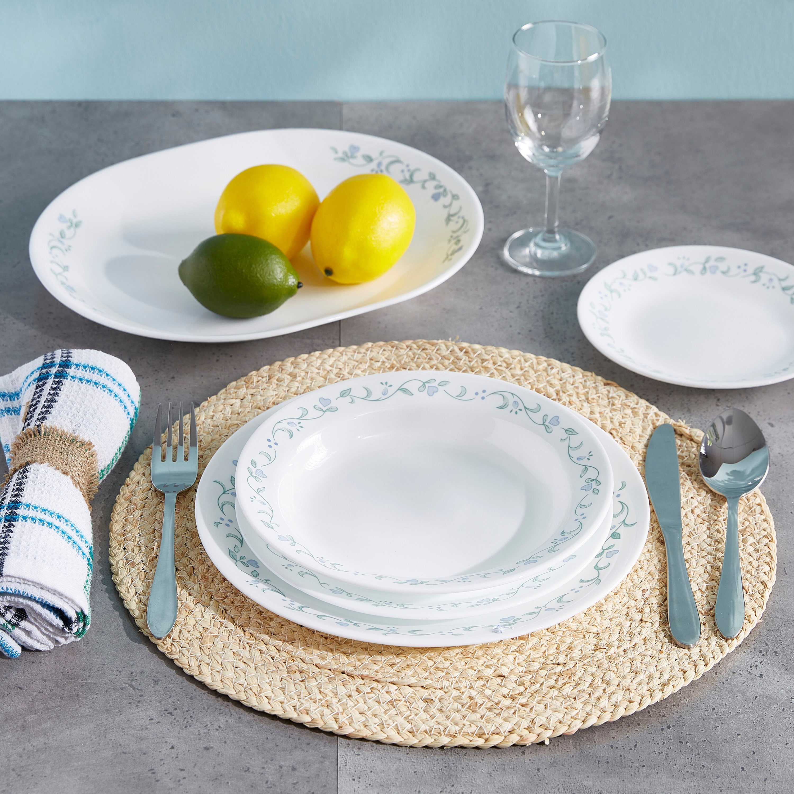 صحن من كوريل كاونتري كوتاج - 31x25 سم-hbxdecorandfurnishings-tabletop-crockery-image-3
