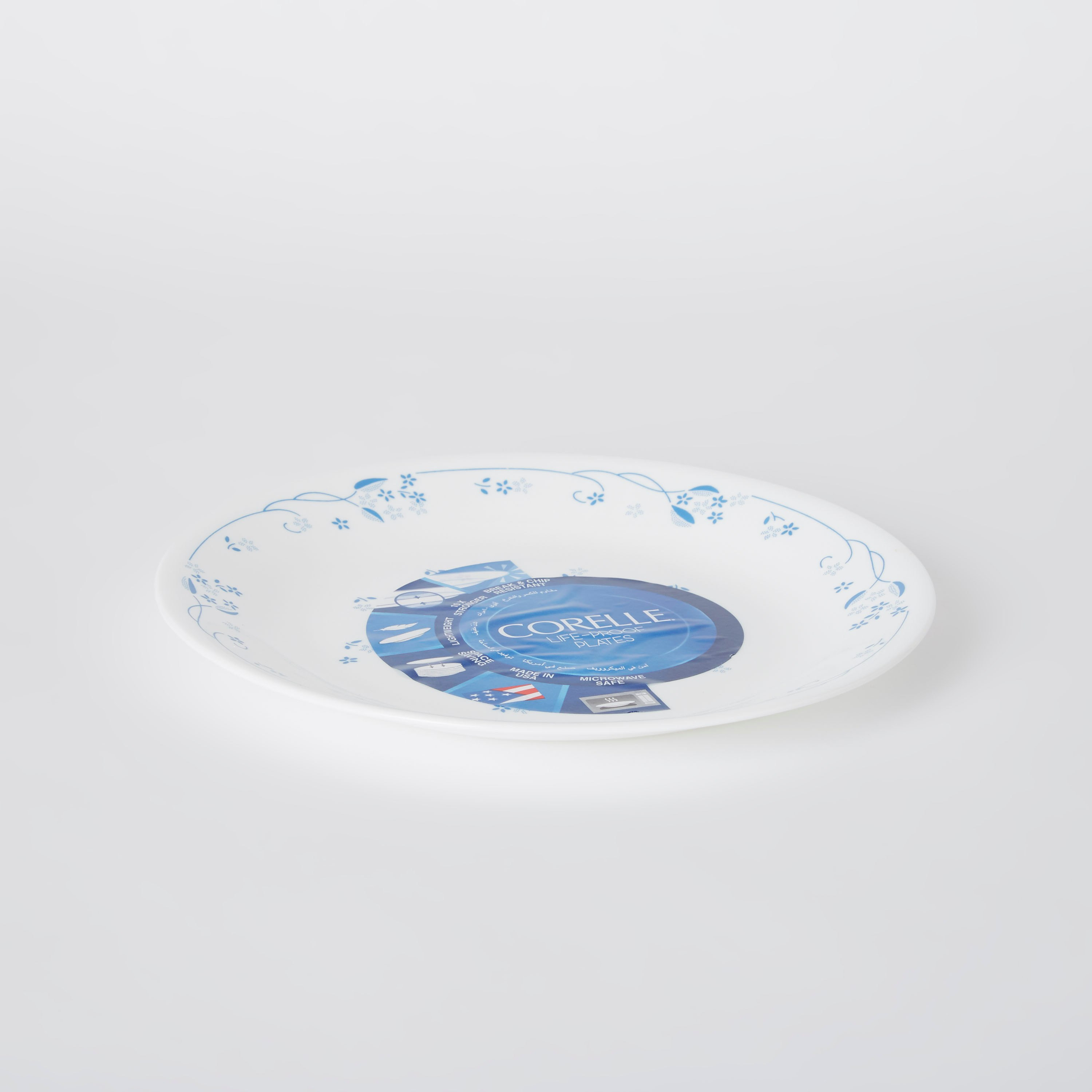 صحن عشاء متوسط أزرق من كوريل بروفينشال - 21.5 سم-hbxdecorandfurnishings-tabletop-crockery-image-6