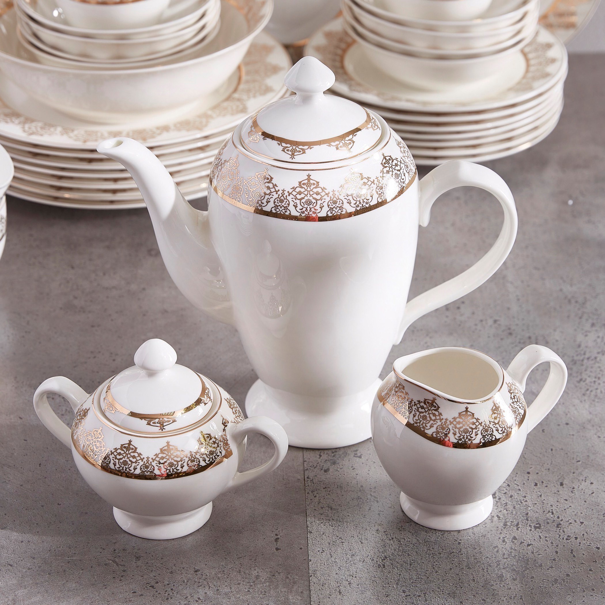 طقم مستلزمات المائدة من الخزف الصيني من فيست فينيس - 47 قطعة-hbxhomeware-hbxkitchen-image-5