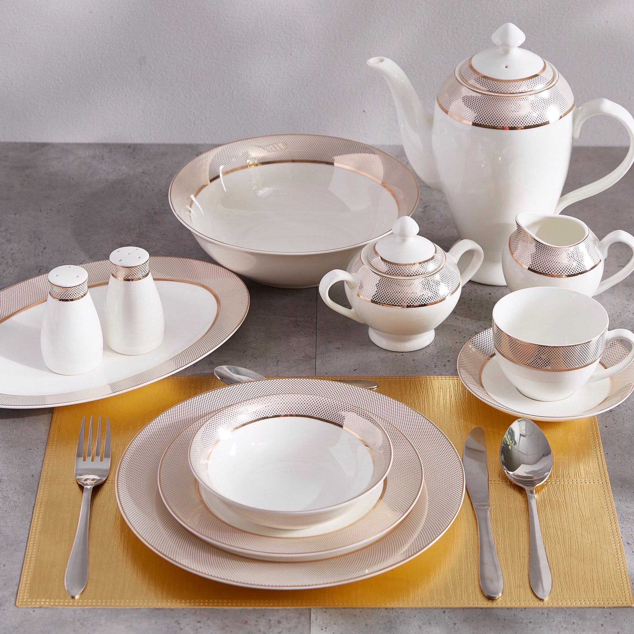طقم مستلزمات مائدة بورسلين من فيست جرانديور 47- قطعة-hbxhomeware-hbxkitchen-image-2