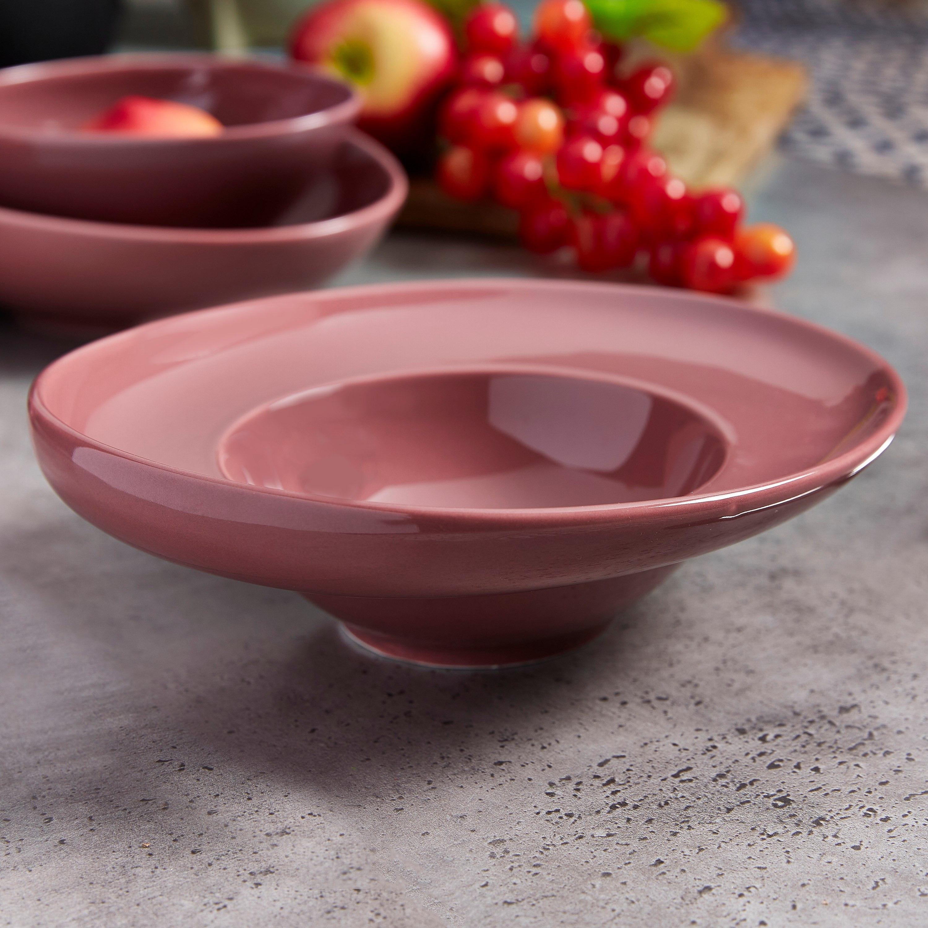 Feast Pasta Plate - 24 cm-hbxdecorandfurnishings-tabletop-crockery-image-2