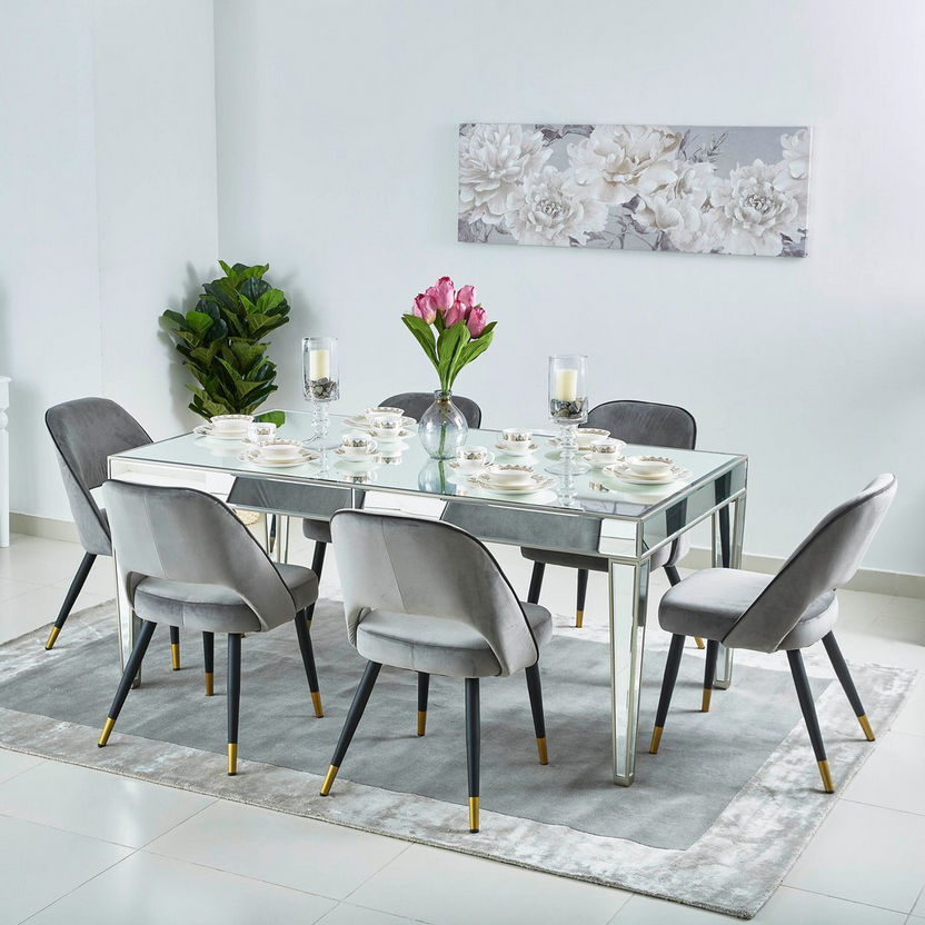 Mirage 6-Seater Dining Table-Six Seater-image-4