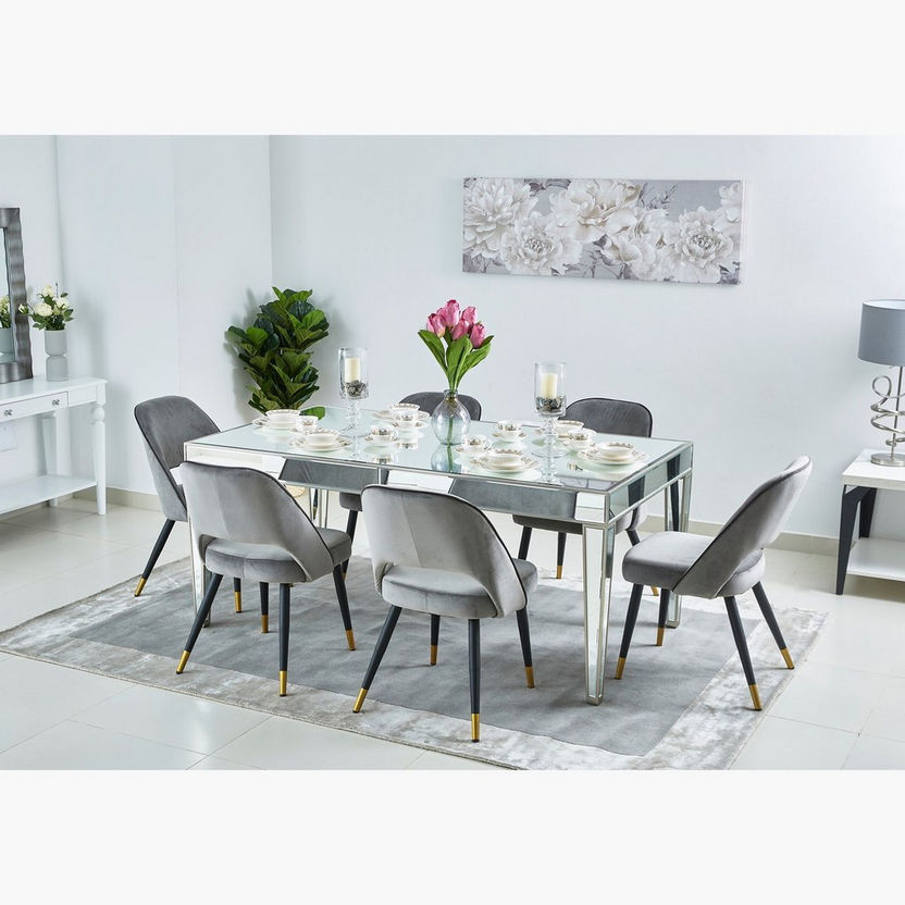Mirage 6-Seater Dining Table-Six Seater-image-5
