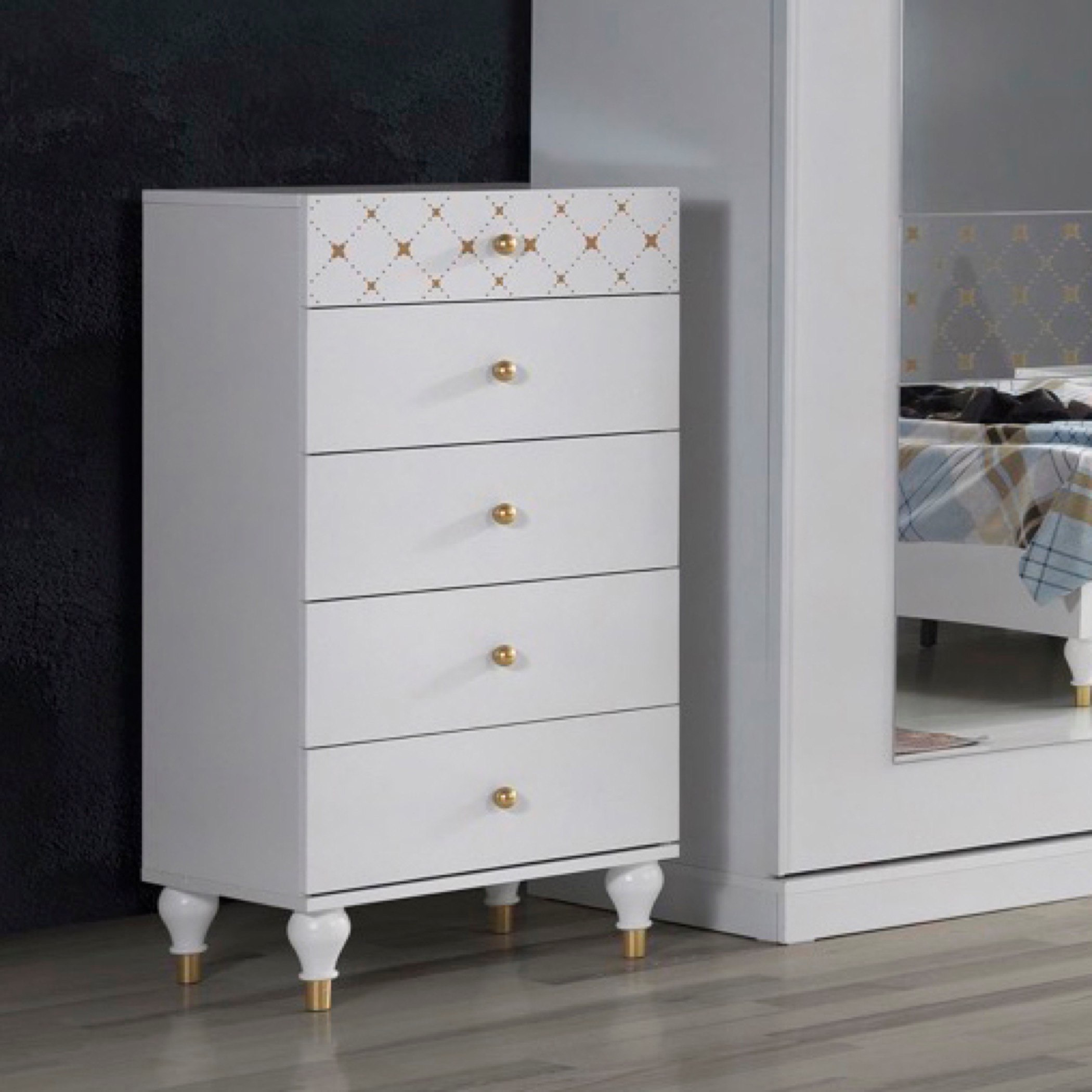 وحدة تخزين -5 أدراج من ديموند-hbxfurniture-dressersandchests-chestofdrawers-image-1