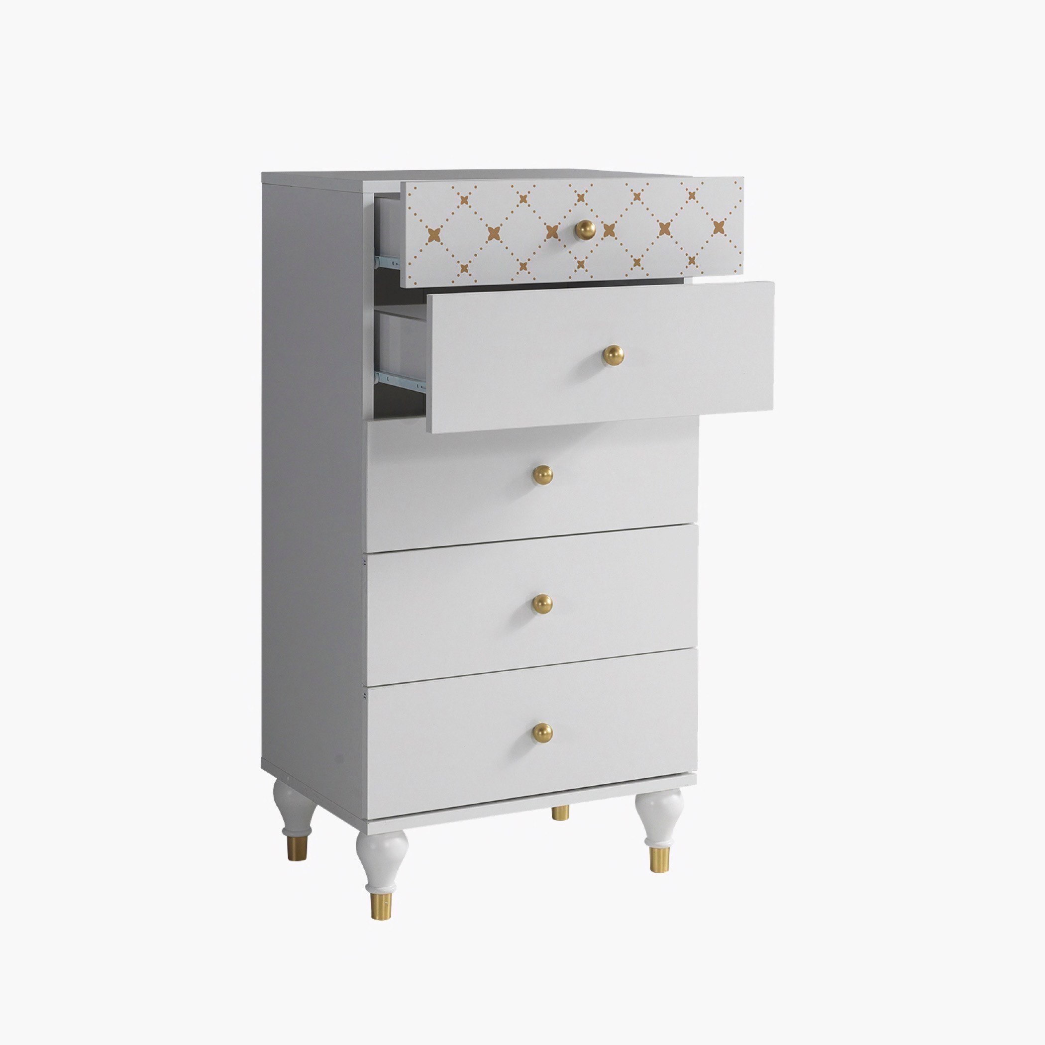 وحدة تخزين -5 أدراج من ديموند-hbxfurniture-dressersandchests-chestofdrawers-image-4