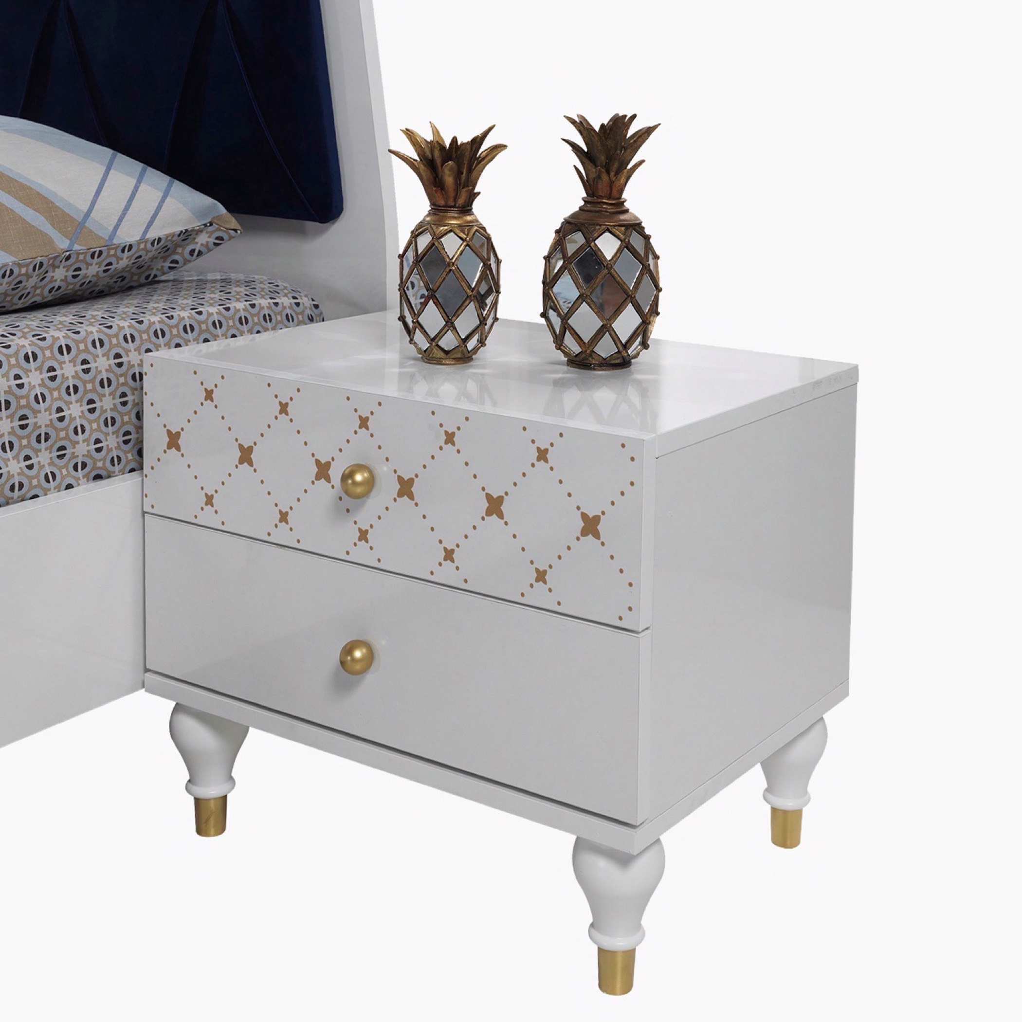 طقم غرفة نوم كينج 5 قطع من دايموند - 180x200 سم-hbxbedroom-bedsandbedsets-bedroomsets-king-image-12