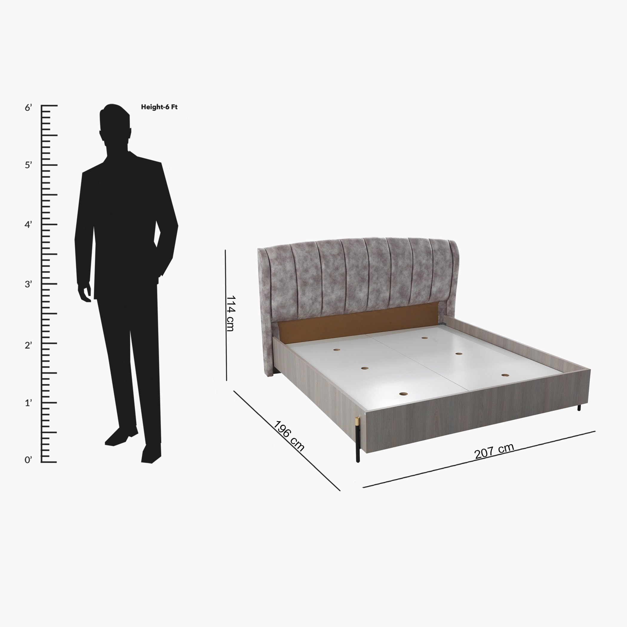 طقم غرفة نوم كينج 5 قطع من مابيل - 180x200 سم-hbxbedroom-bedsandbedsets-bedroomsets-king-image-17