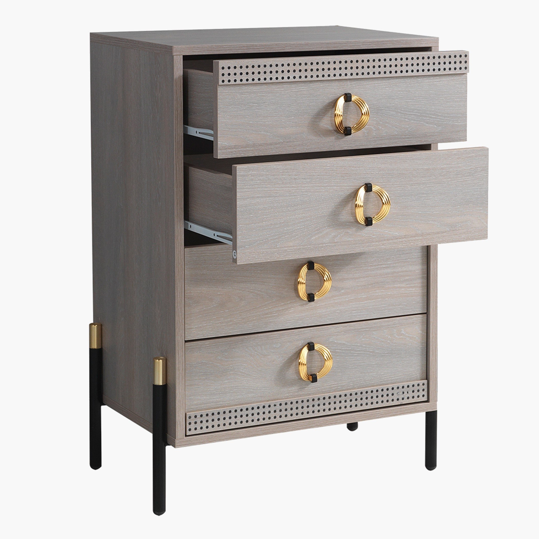 خزانة بـ 4 أدراج من مابيل-hbxfurniture-dressersandchests-chestofdrawers-image-4